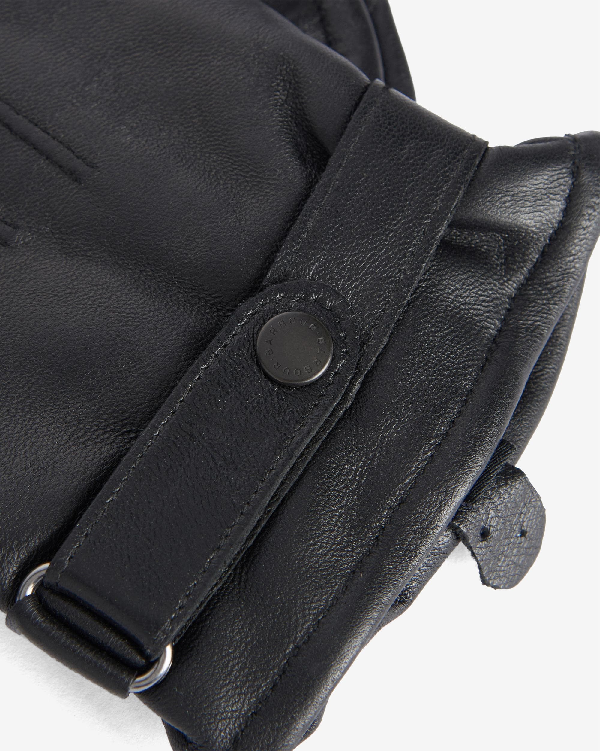 Barbour Burnished Leather Mens Thinsulate Gloves - Image 2