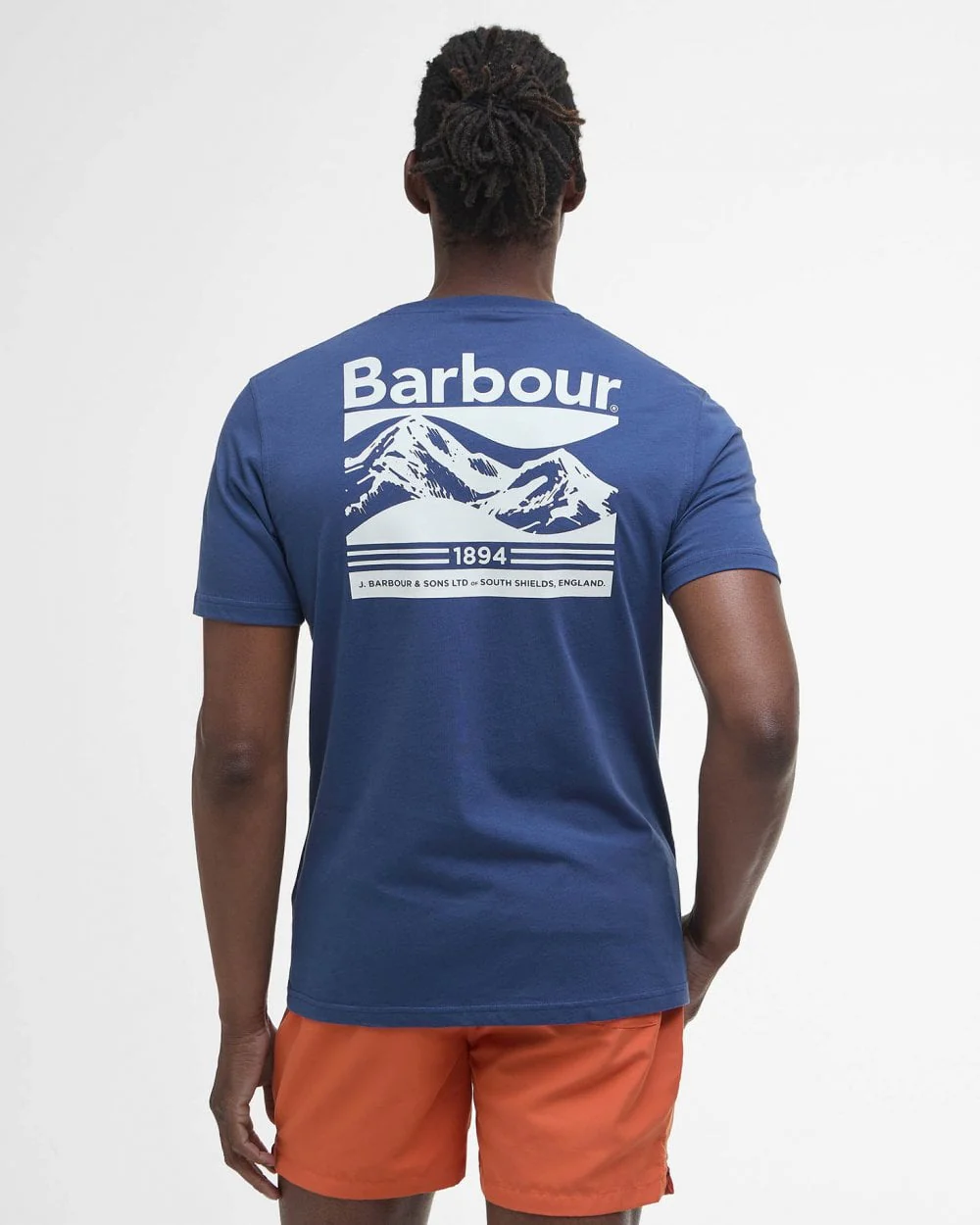 Barbour Camber Graph Mens T-Shirt - Oceana - Image 2