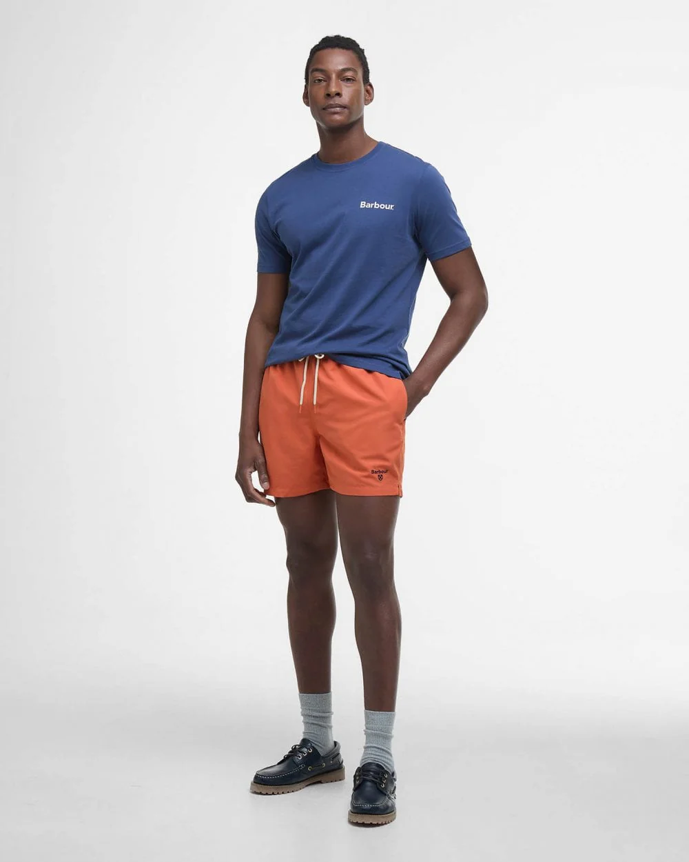 Barbour Camber Graph Mens T-Shirt - Oceana - Image 3
