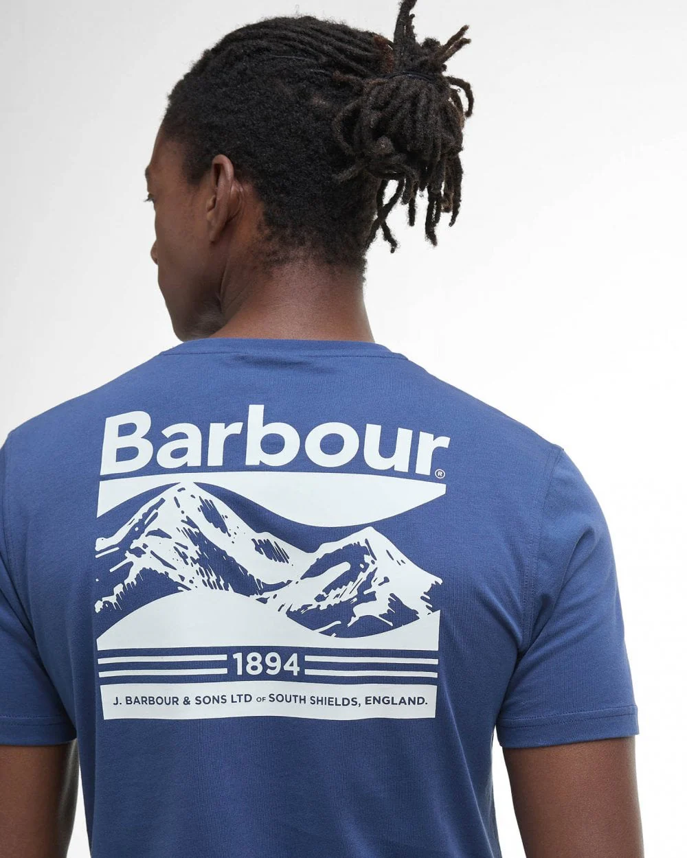 Barbour Camber Graph Mens T-Shirt - Oceana - Image 5