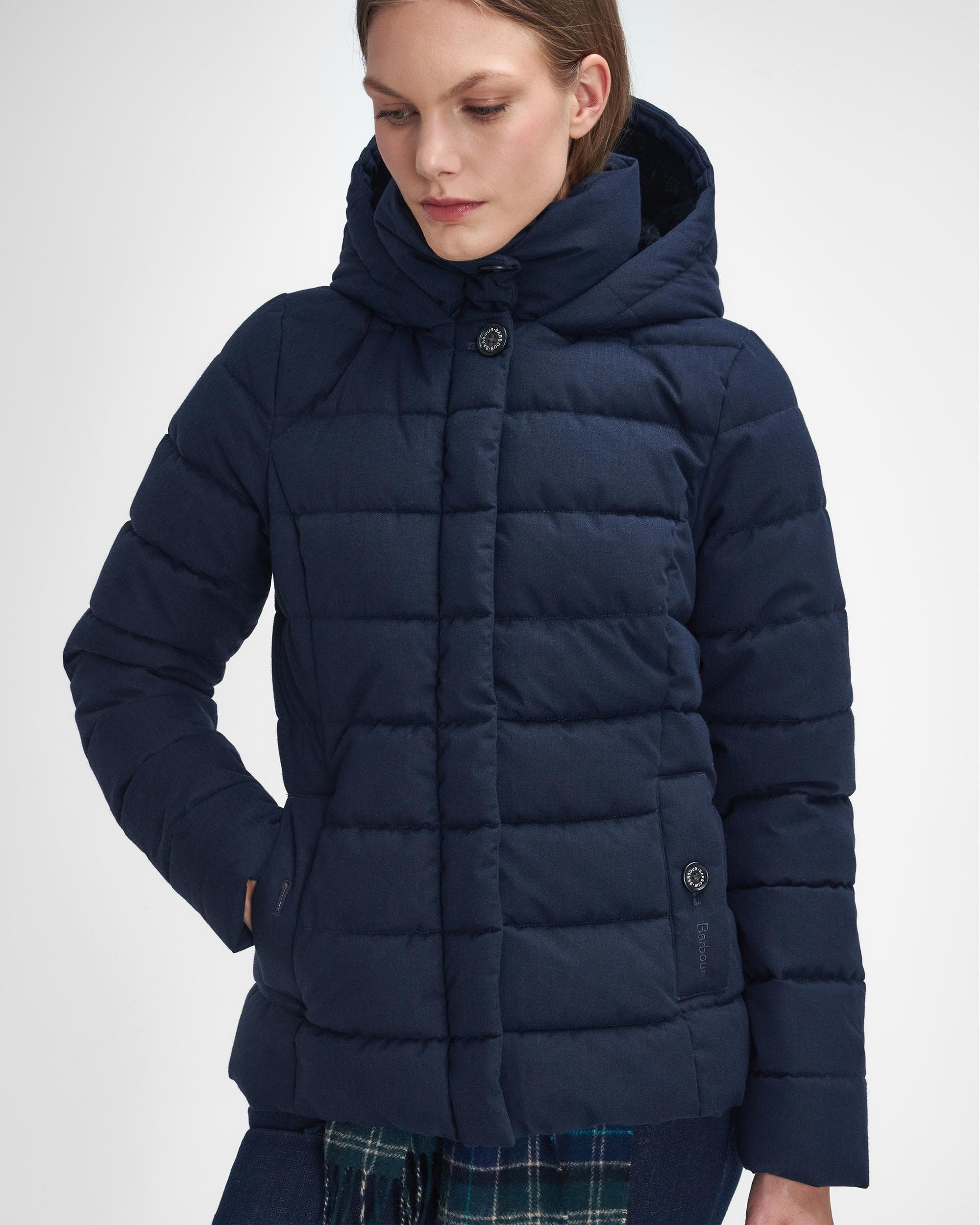 Barbour Camellia Womens Puffer Jacket - Image 4