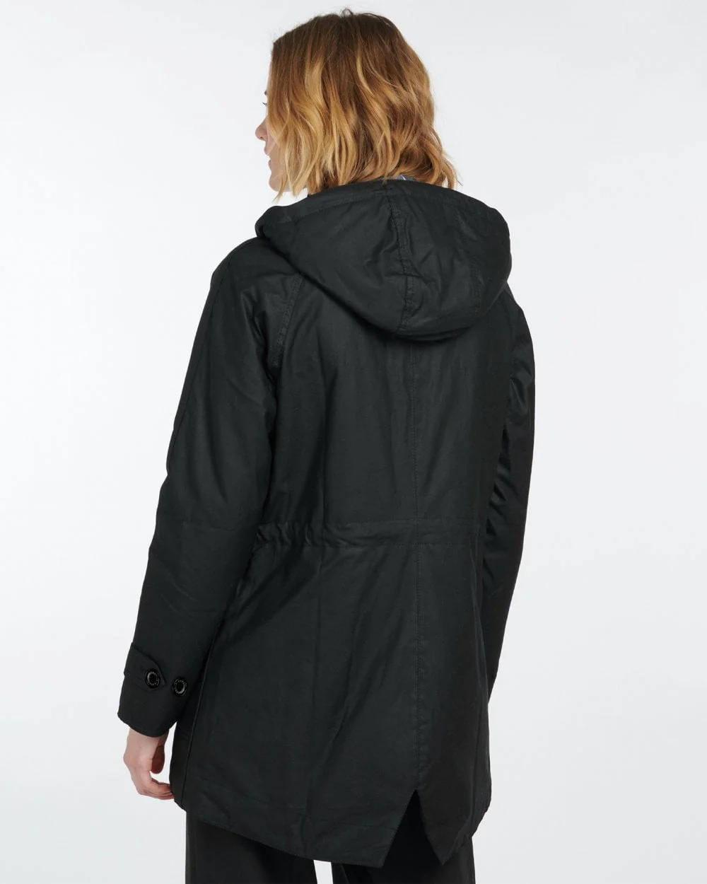 Barbour Cannich Wax Womens Jacket - Black/Modern - Image 7
