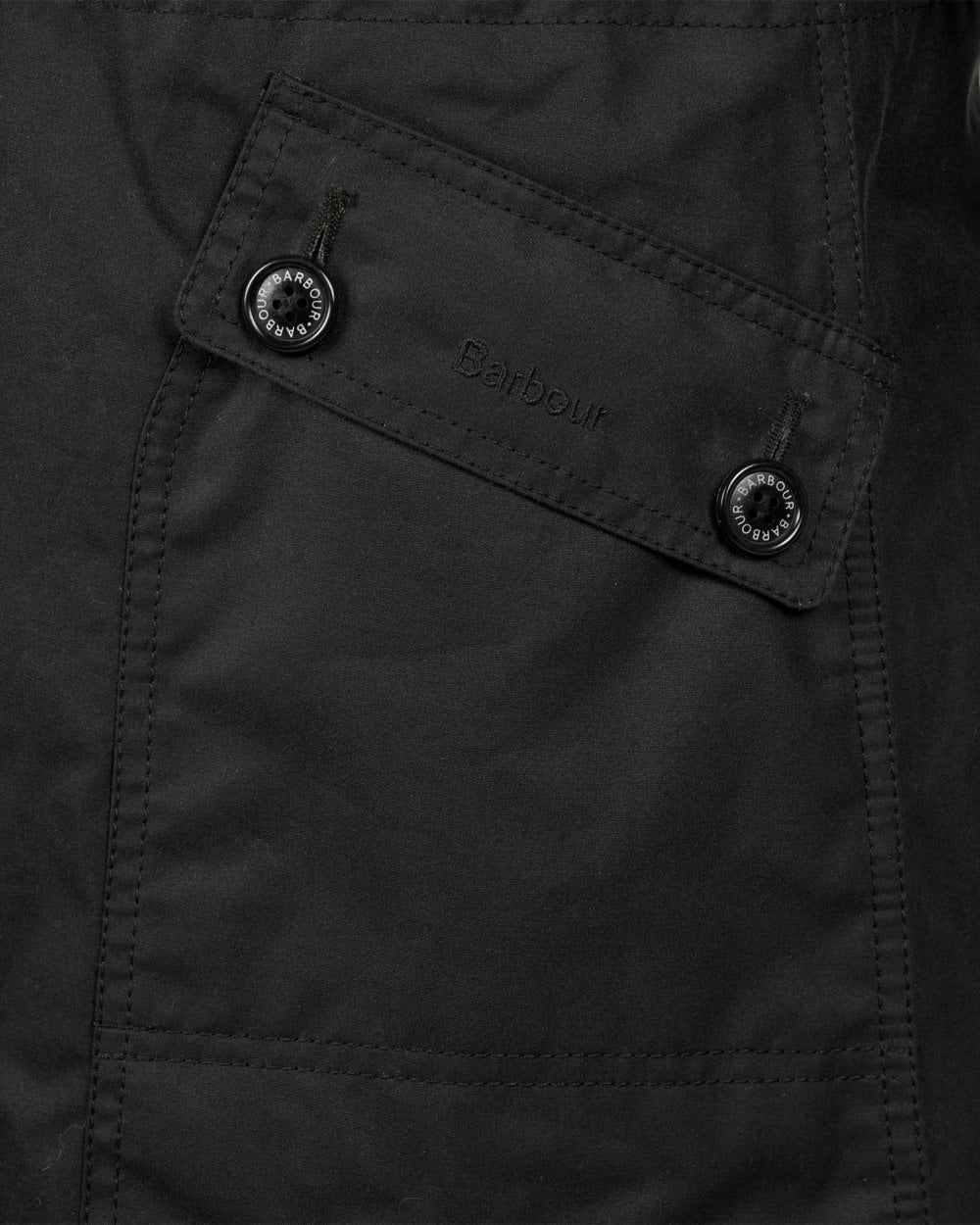 Barbour Cannich Wax Womens Jacket - Black/Modern - Image 9