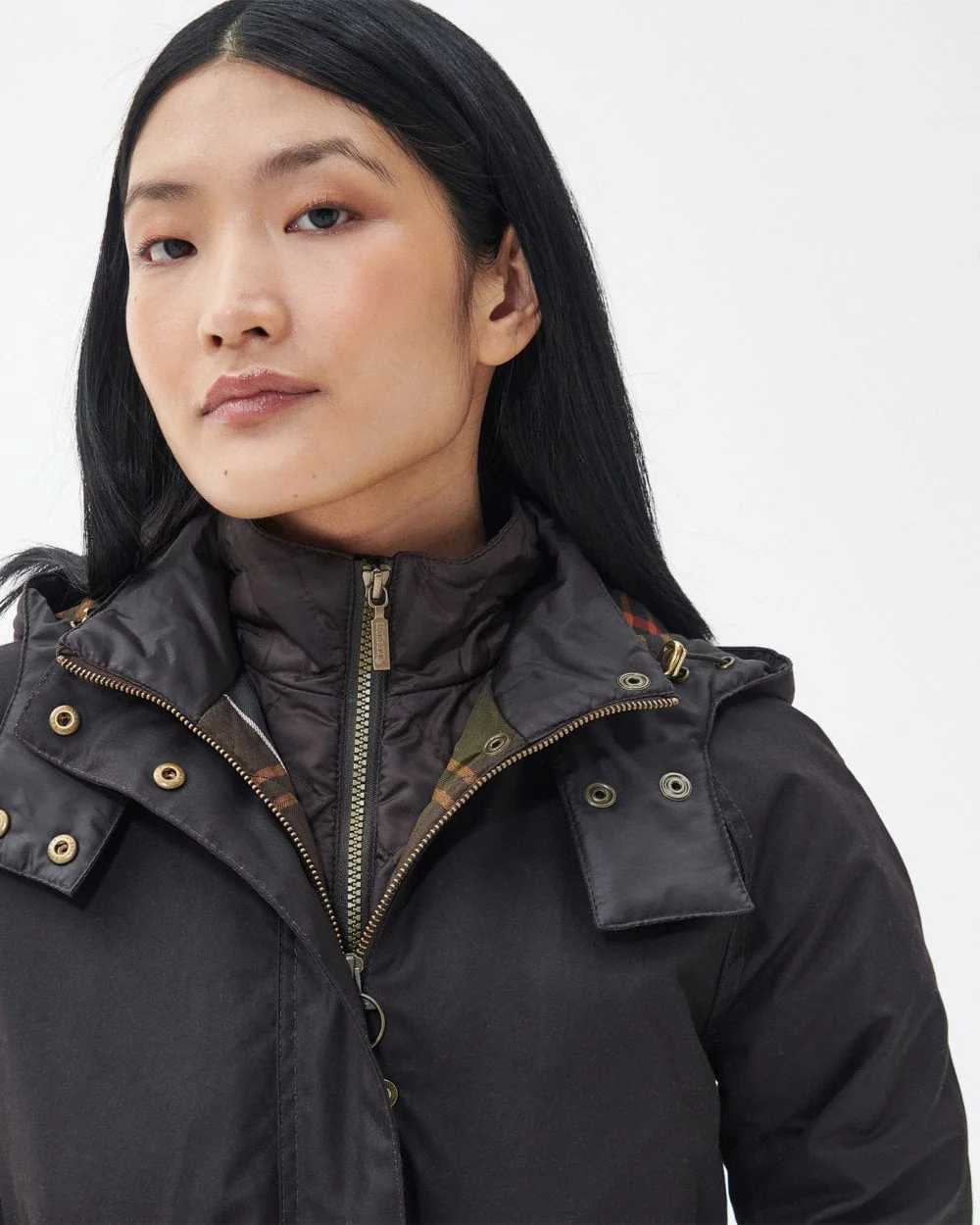 Barbour Cannich Wax Womens Jacket - Rustic/Classic - Image 2