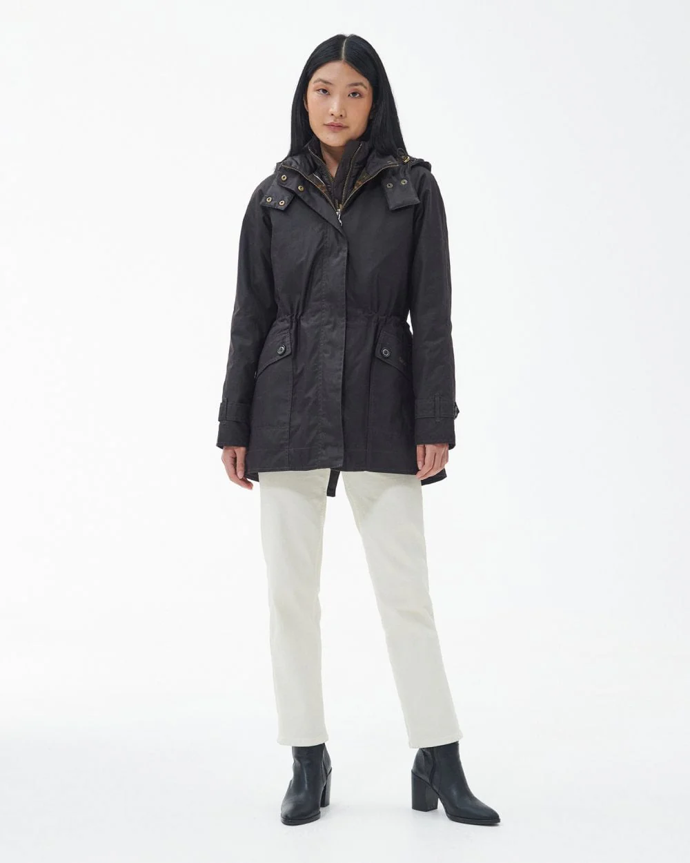 Barbour Cannich Wax Womens Jacket - Rustic/Classic - Image 4