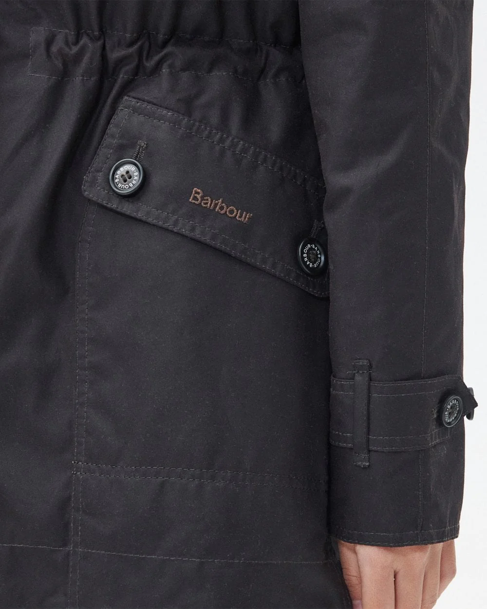 Barbour Cannich Wax Womens Jacket - Rustic/Classic - Image 6