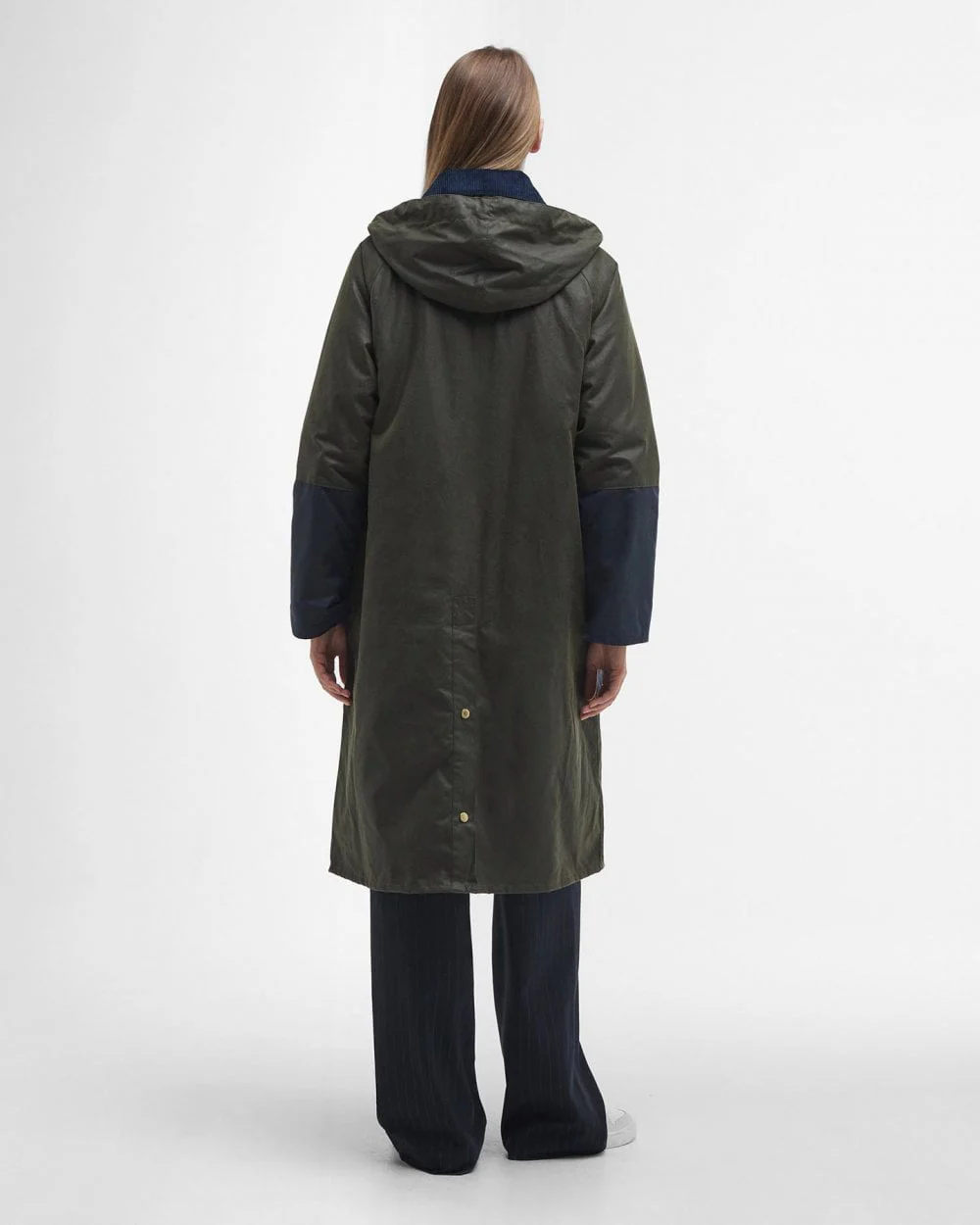 Barbour Carolyn Womens Long Wax Jacket - Image 6