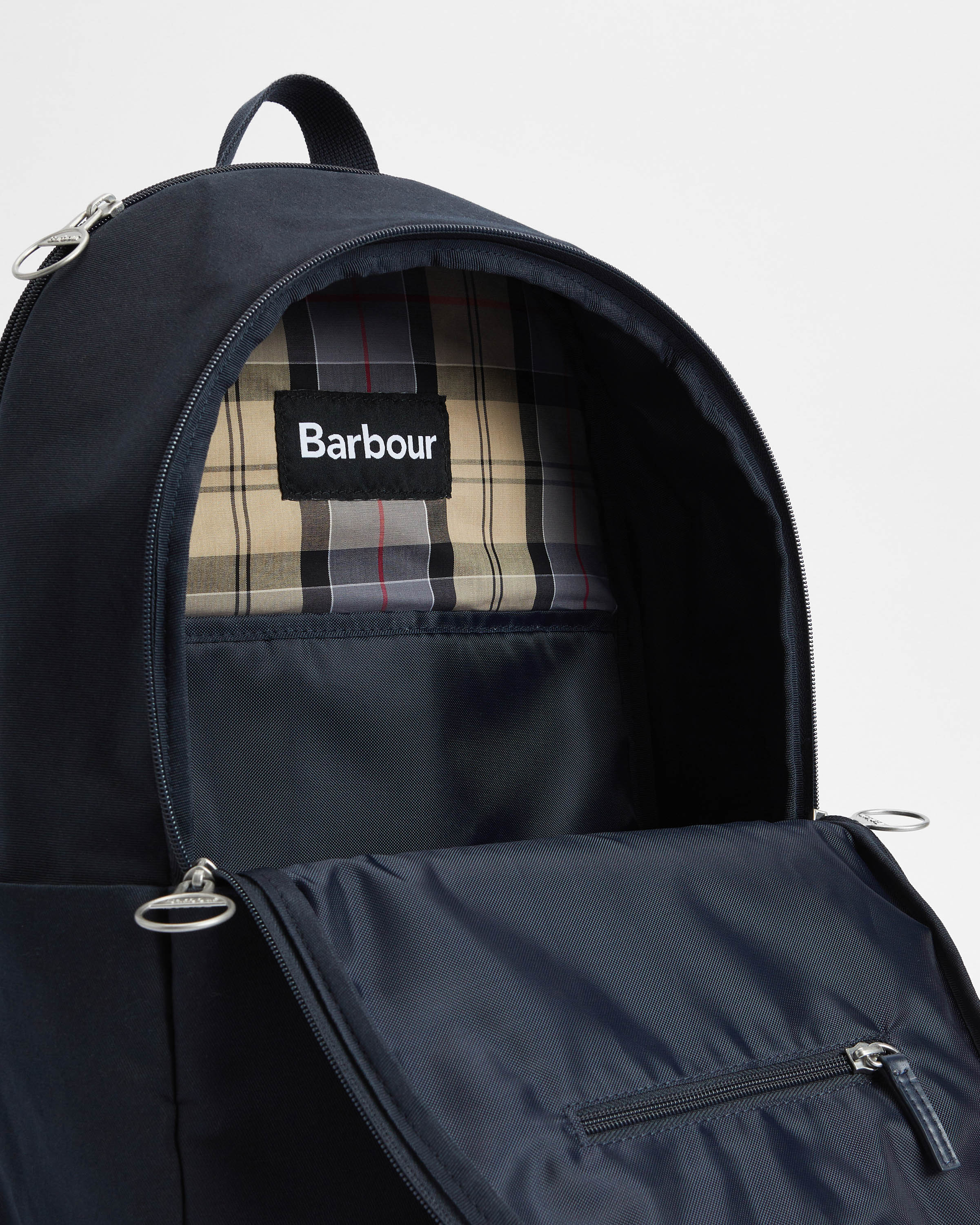 Barbour Cascade Mens City Bag - Navy - Image 2