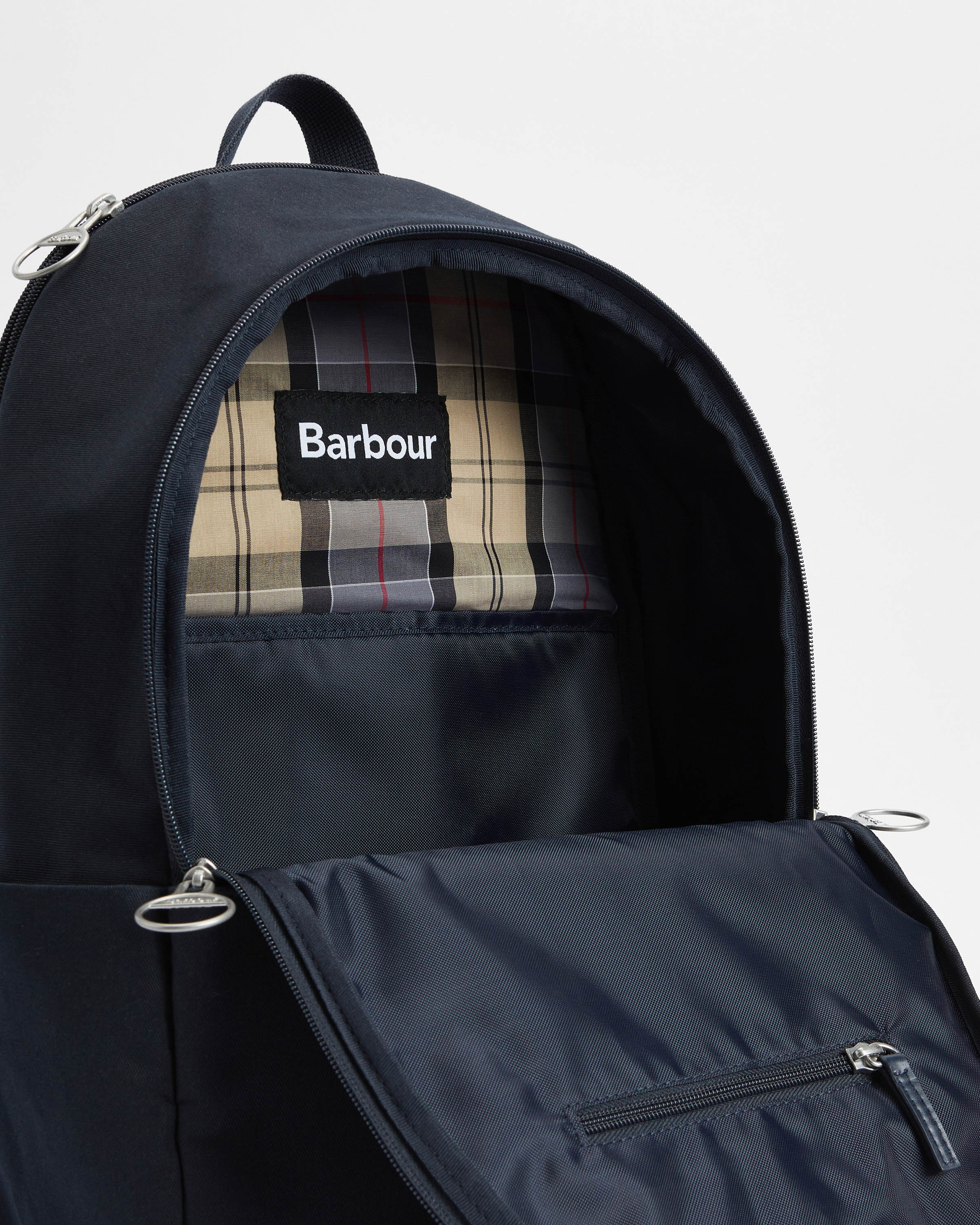 Barbour Cascade Mens City Bag - Navy - Image 3