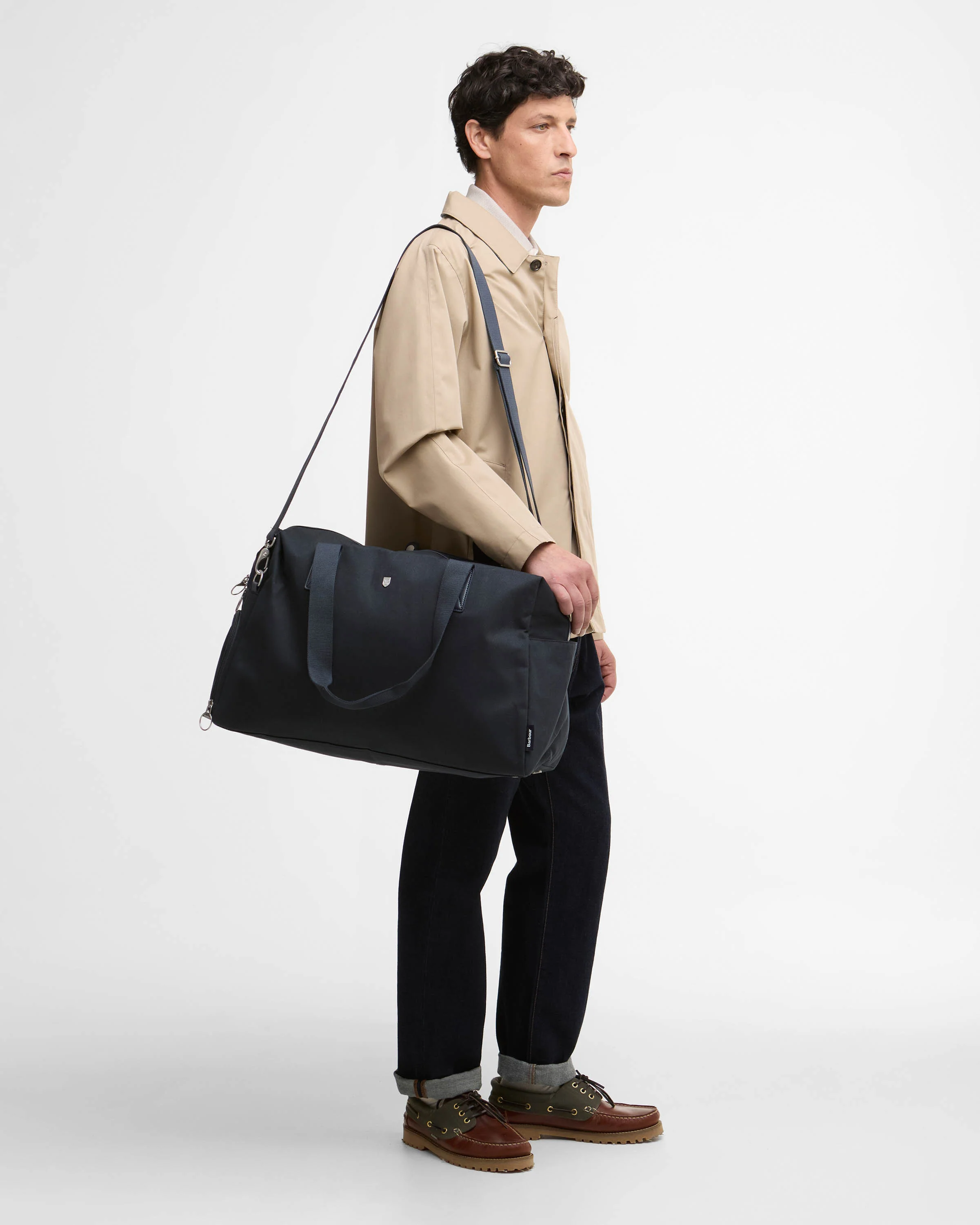 Barbour Cascade Mens Holdall - Navy - Image 2