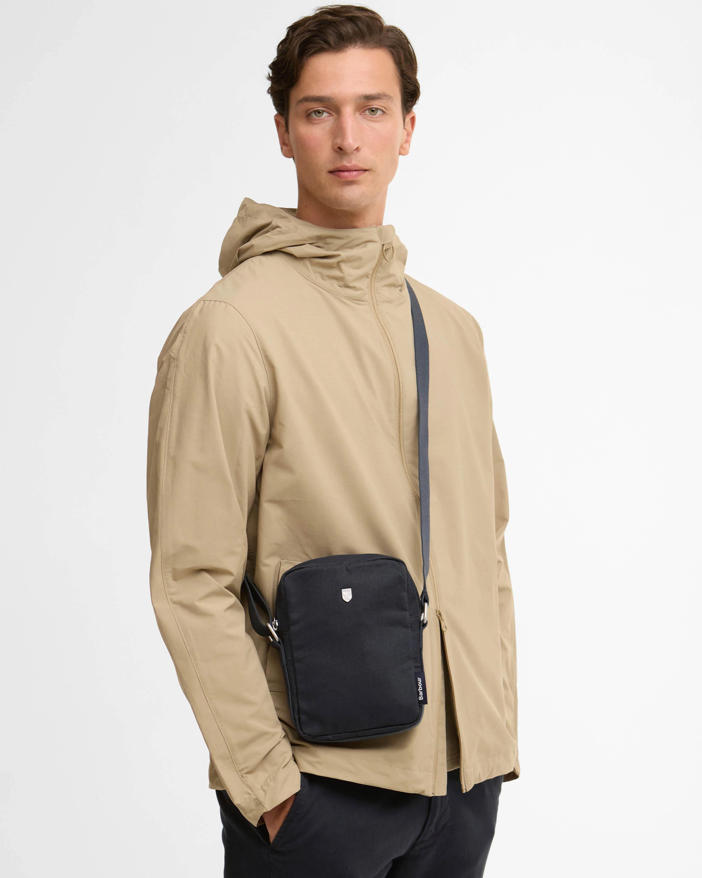 Barbour Cascade Unisex Flight Bag - Navy - Image 2