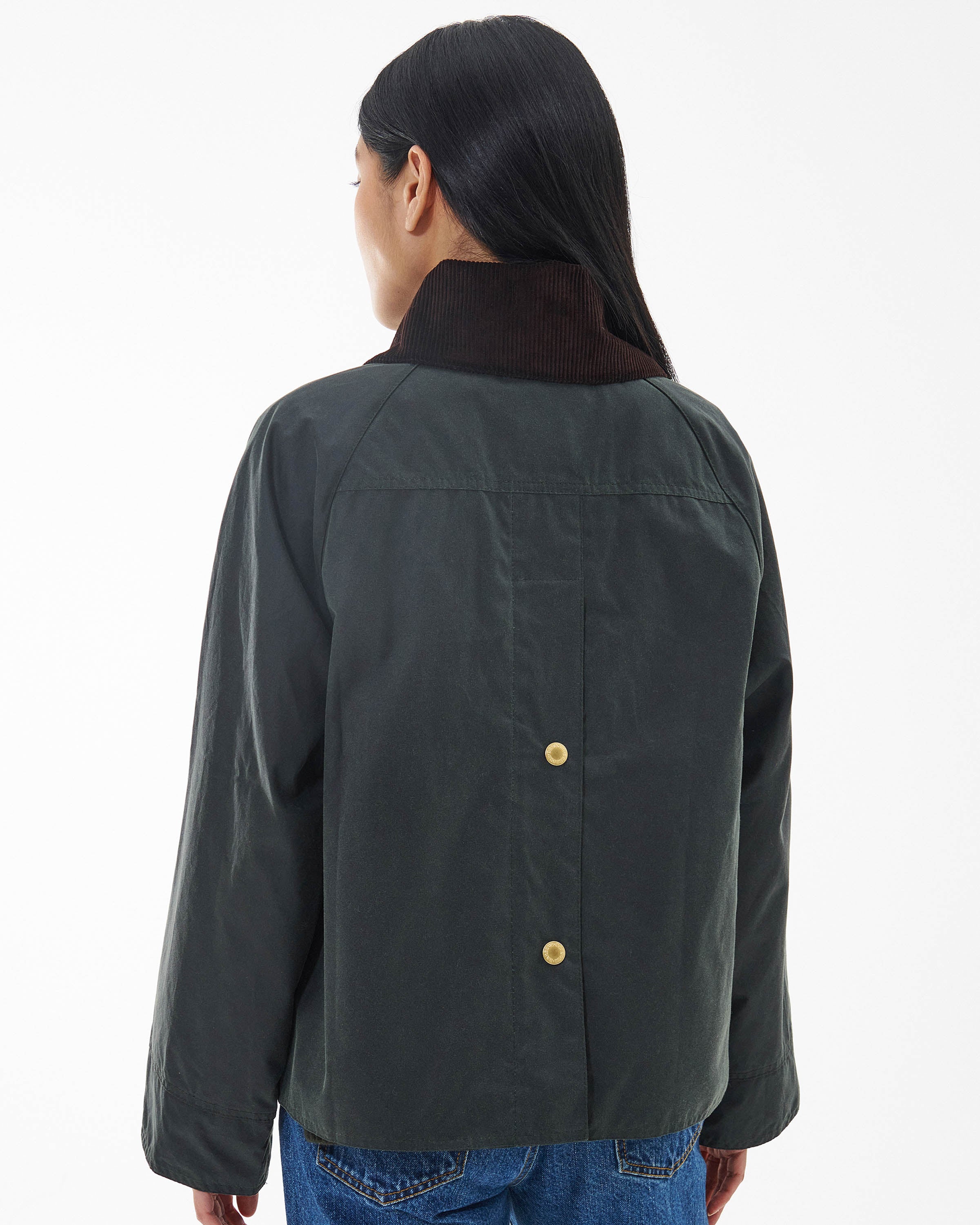 Barbour Catton Womens Wax Jacket - Sage/Ancient - Image 7