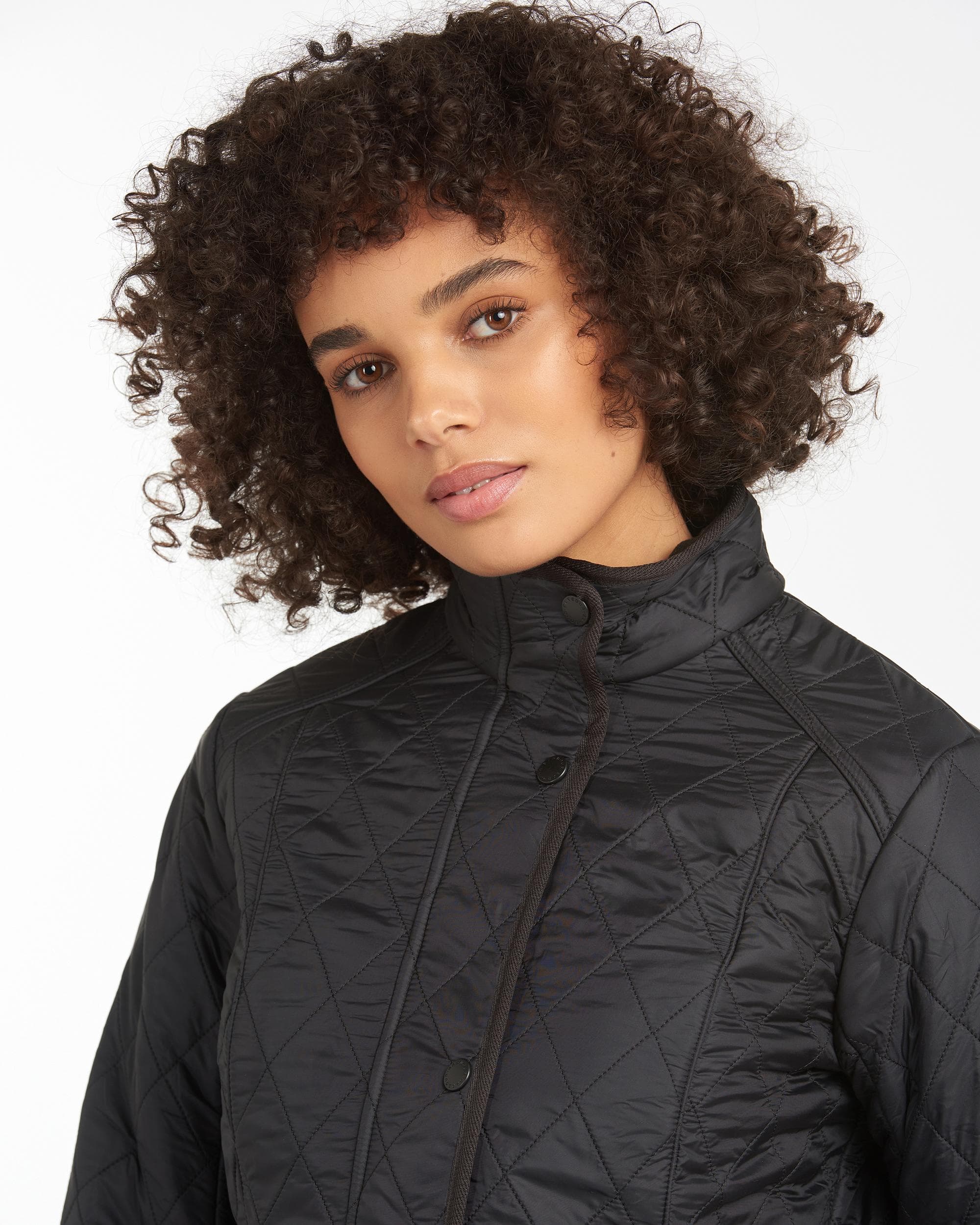 Barbour Cavalry Womens Polarquilt Jacket - Black - Image 3