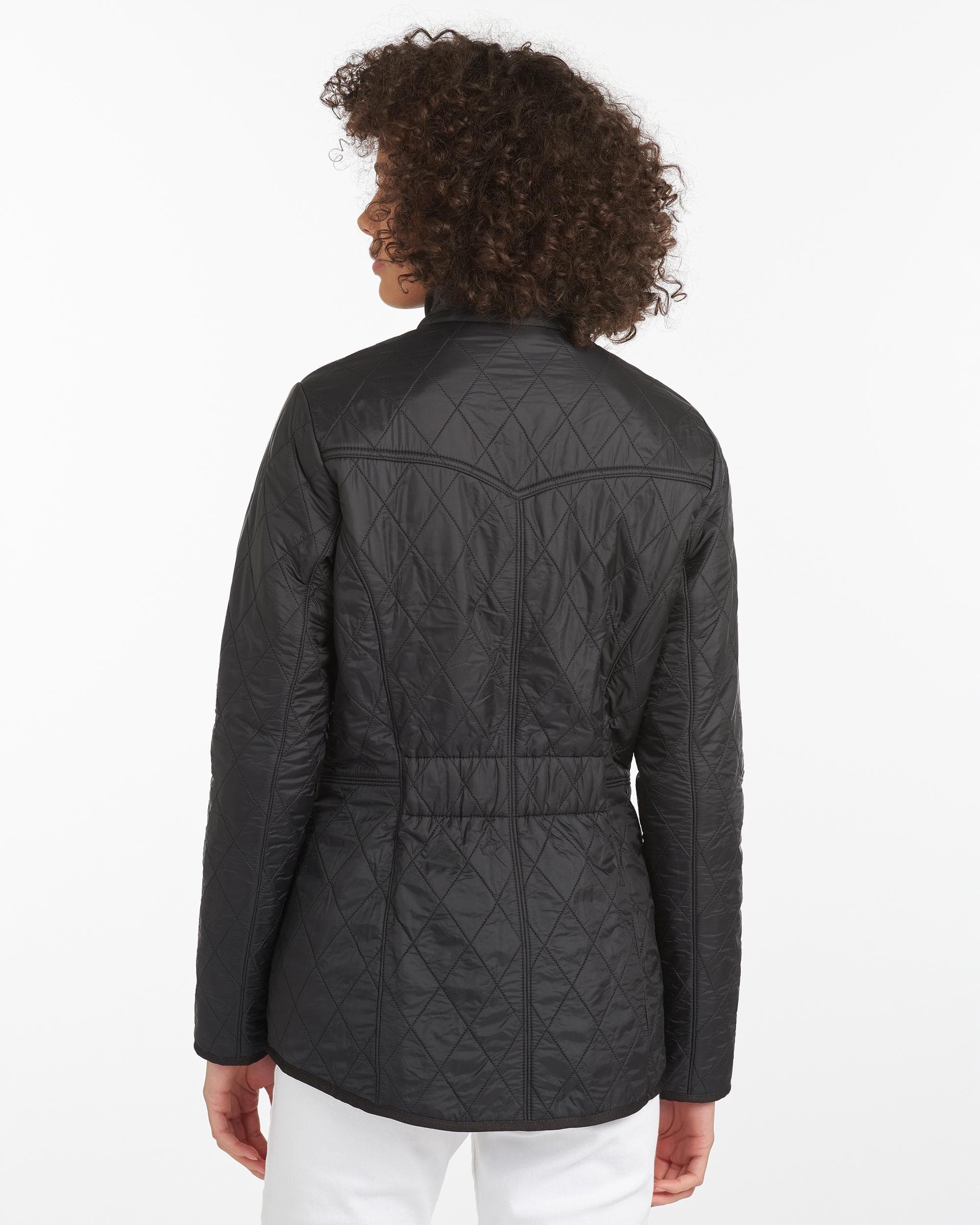Barbour Cavalry Womens Polarquilt Jacket - Black - Image 5