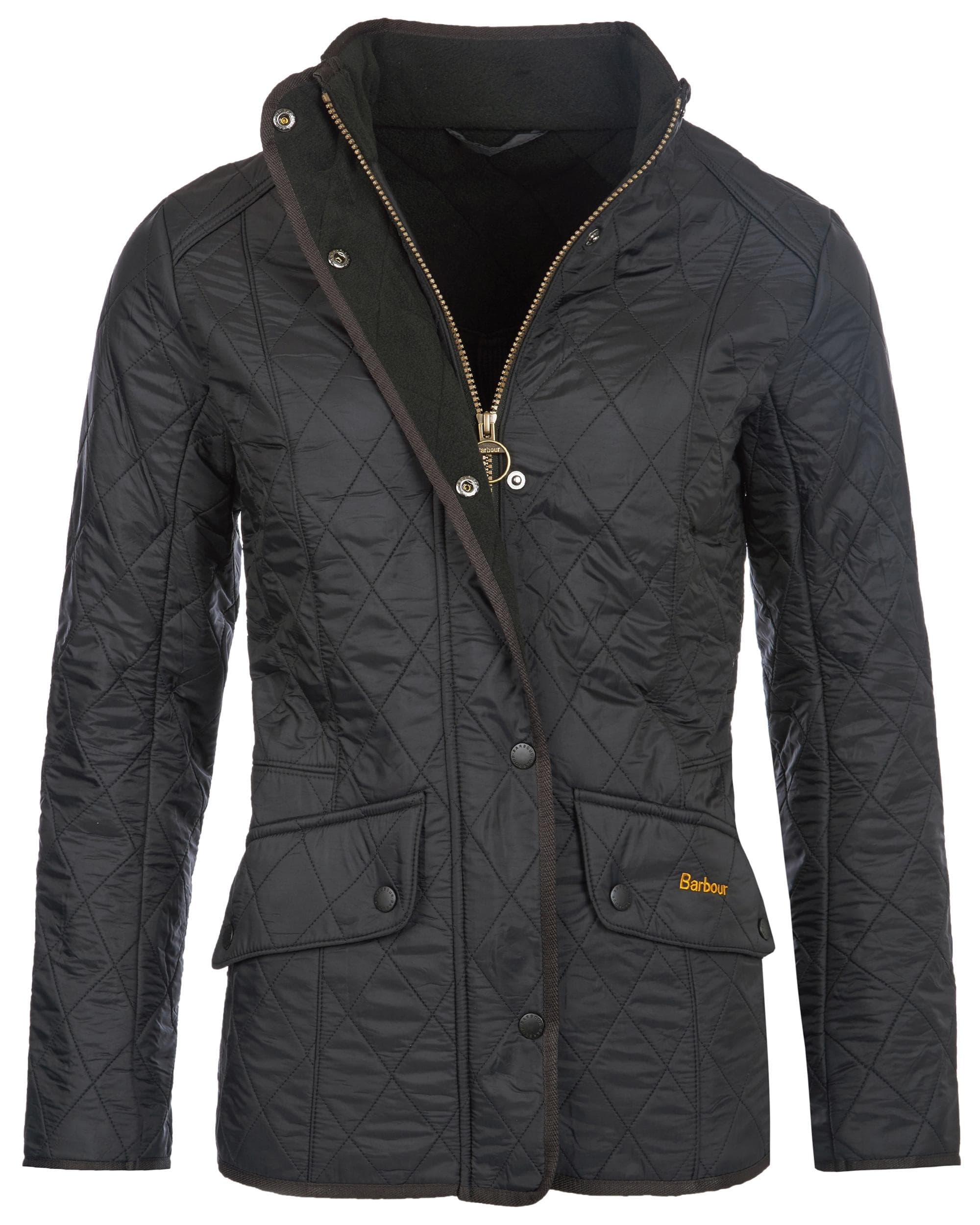 Barbour Cavalry Womens Polarquilt Jacket - Black - Image 8