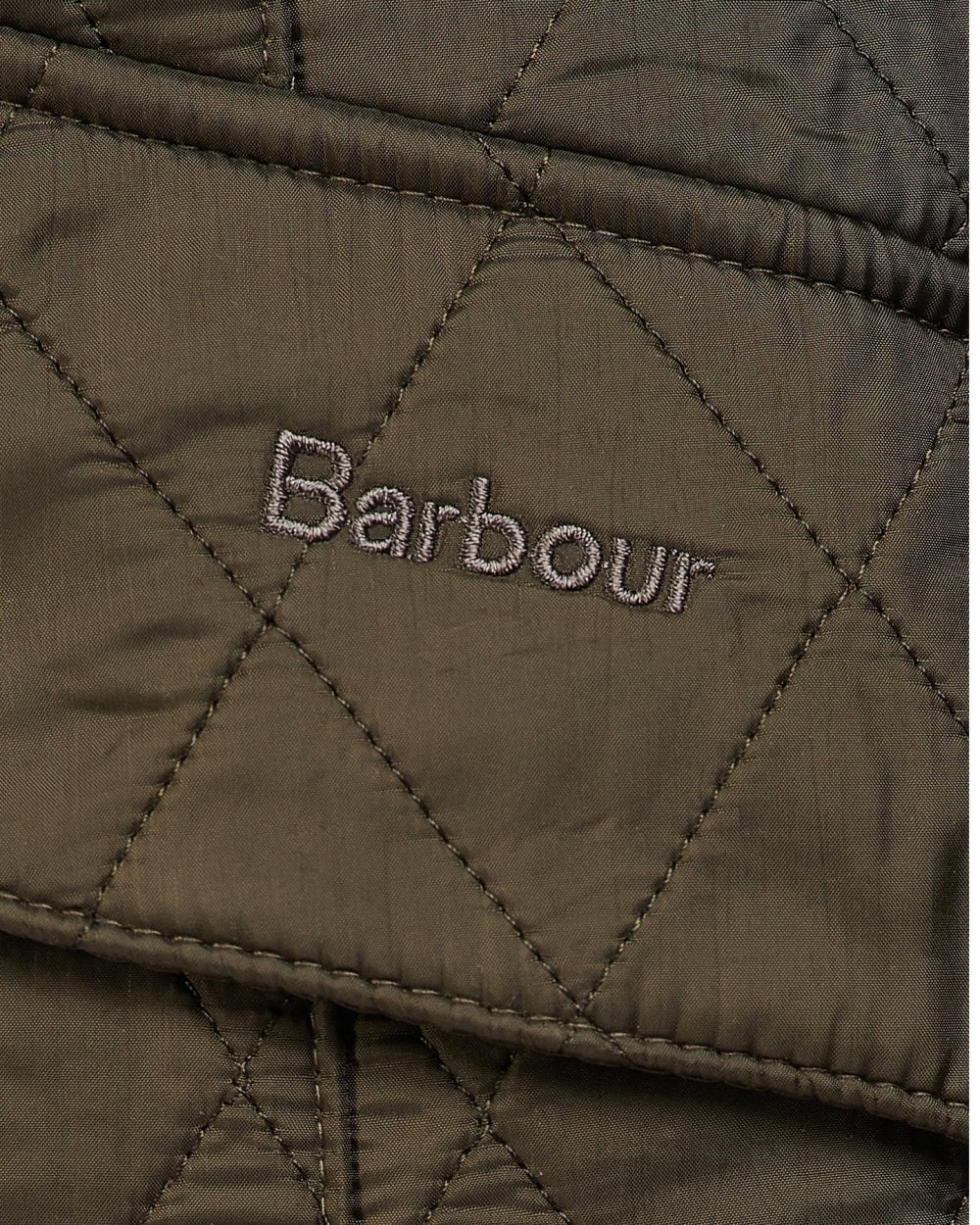 Barbour Cavalry Womens Polarquilt Jacket - Dark Olive - Image 7