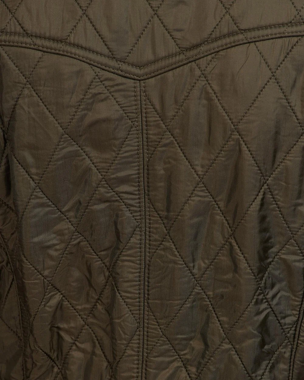 Barbour Cavalry Womens Polarquilt Jacket - Dark Olive - Image 8