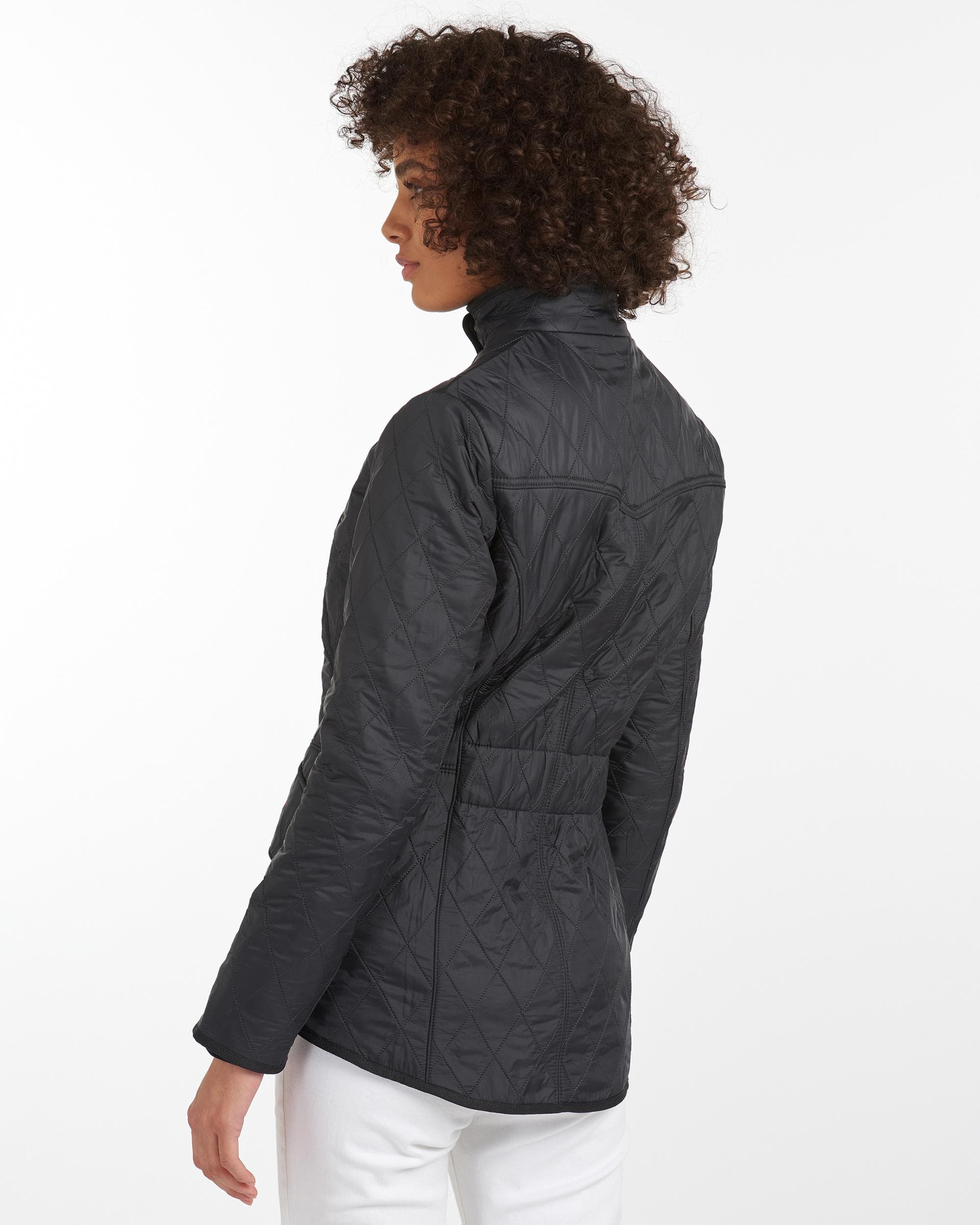 Barbour Cavalry Womens Polarquilt Jacket - Navy - Image 5