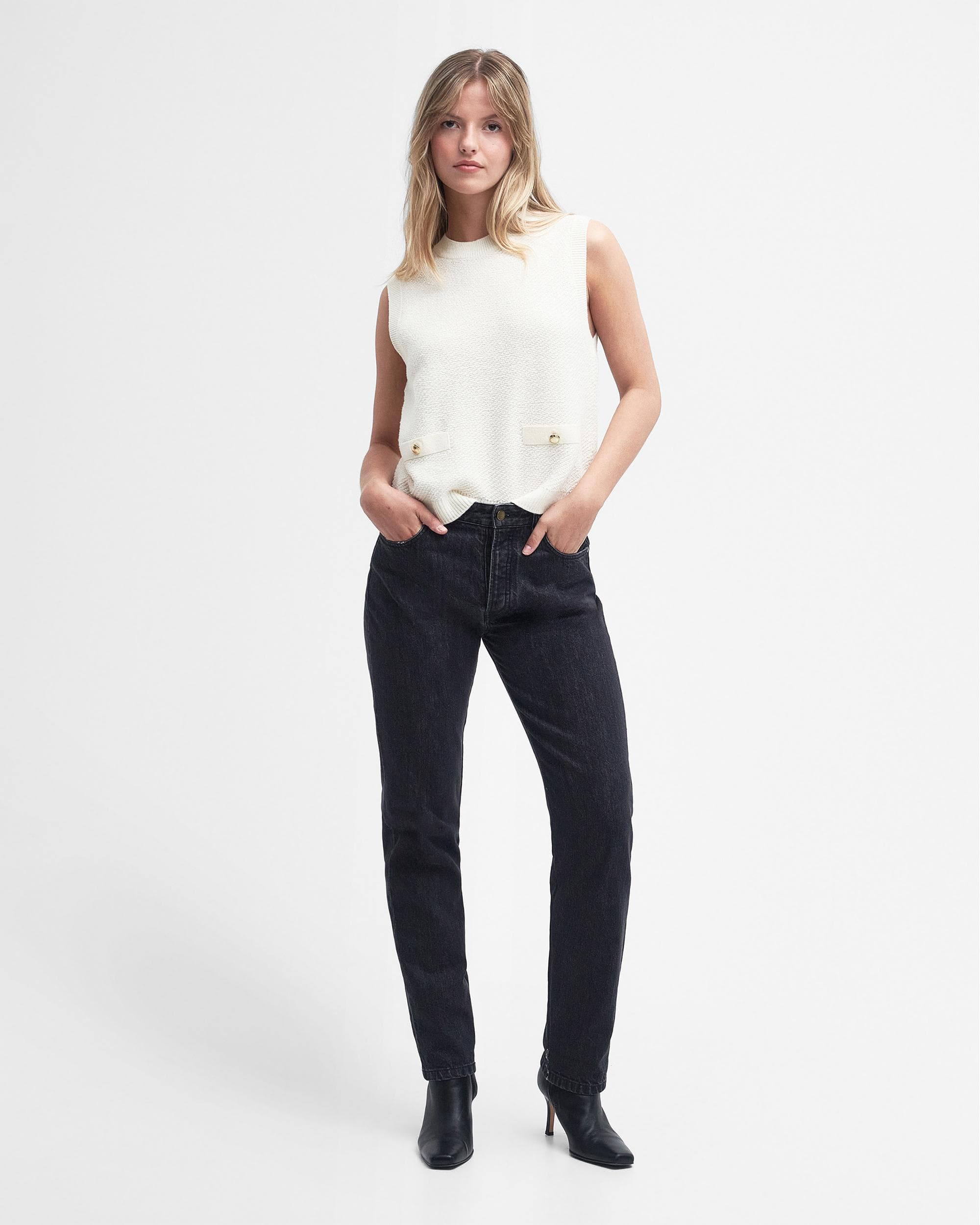 Barbour Charlene Womens Knitted Jumper Vest - Image 3