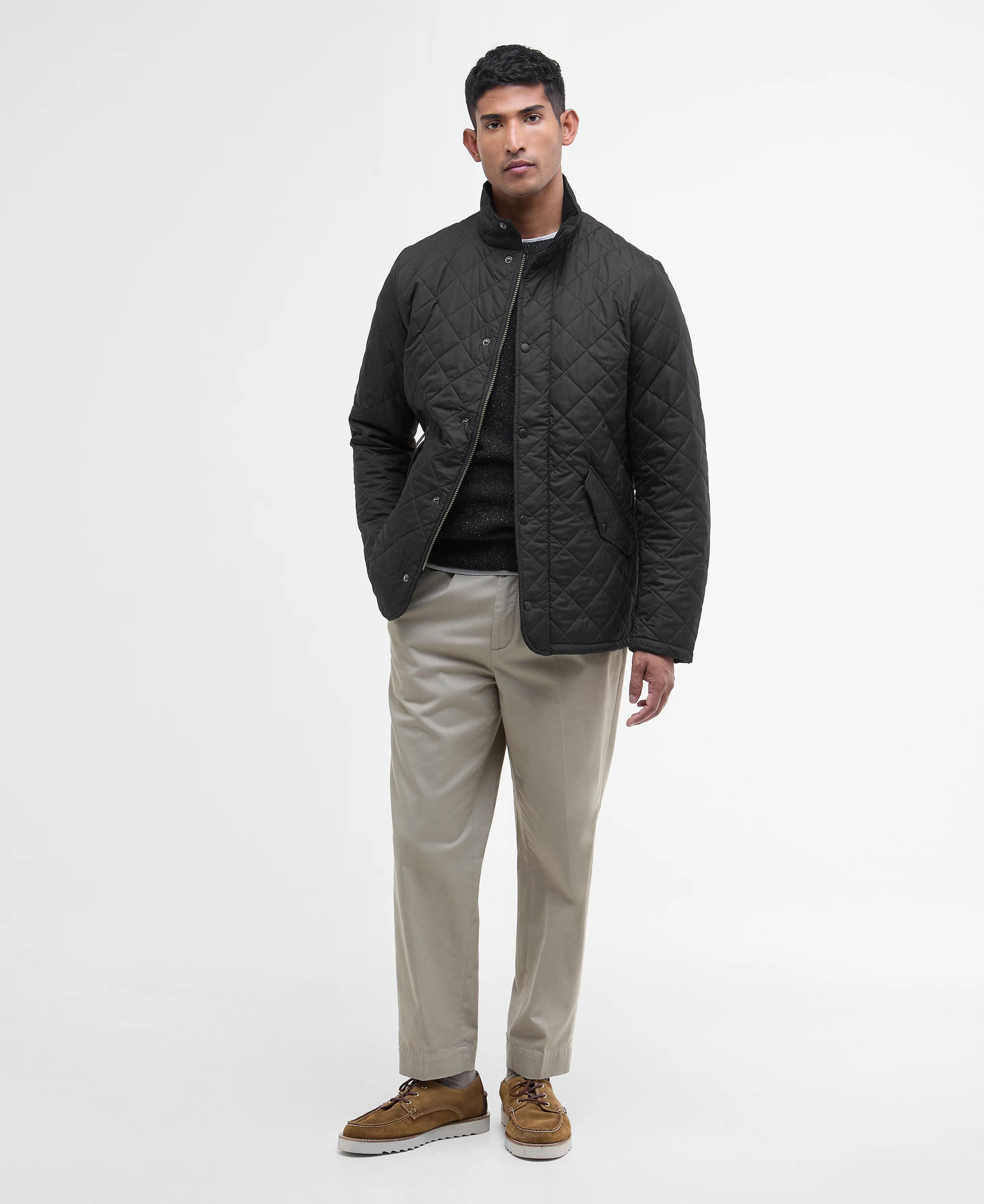 Barbour Chelsea Mens Sportsquilt Jacket - Navy - Image 2