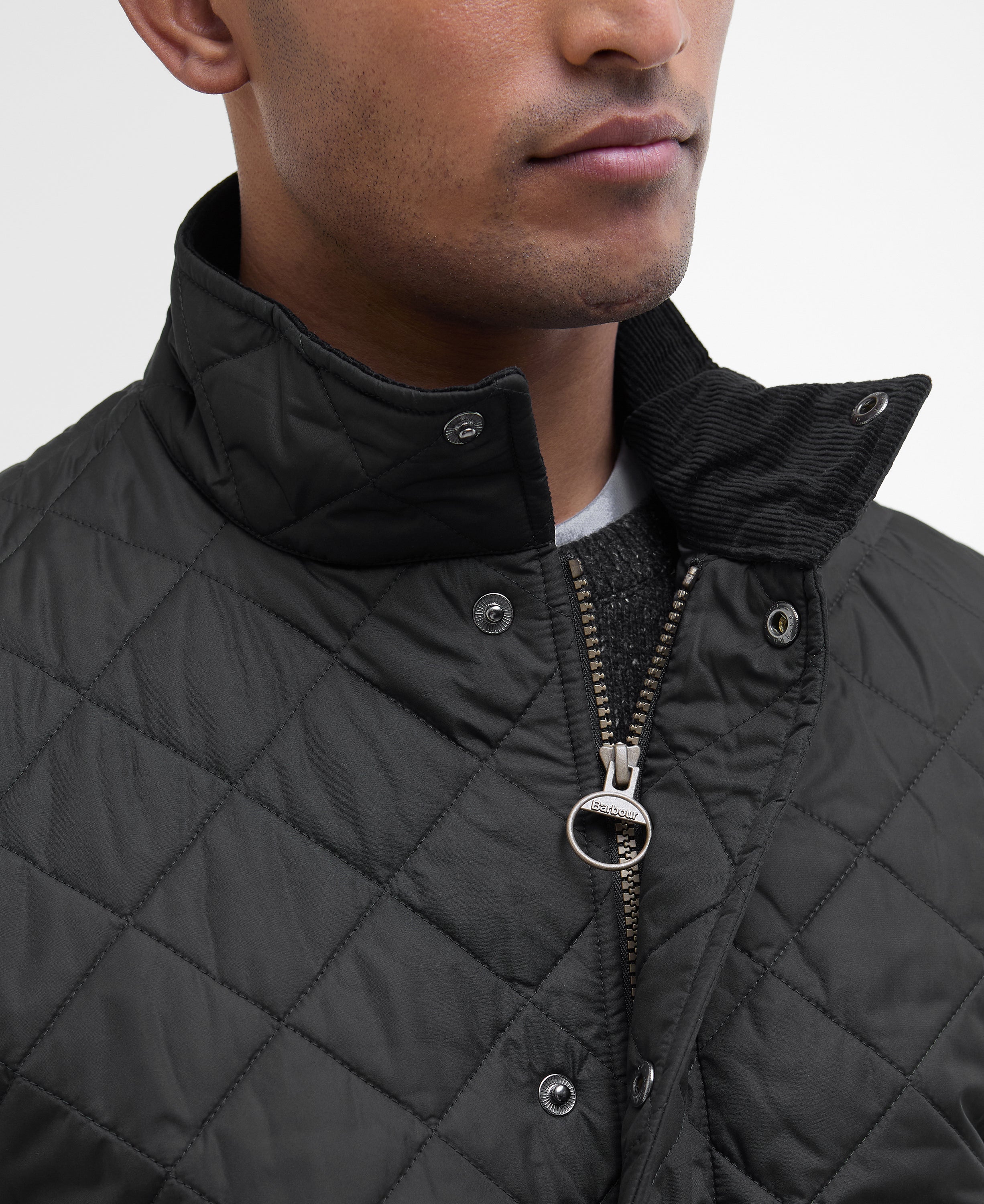 Barbour Chelsea Mens Sportsquilt Jacket - Navy - Image 6