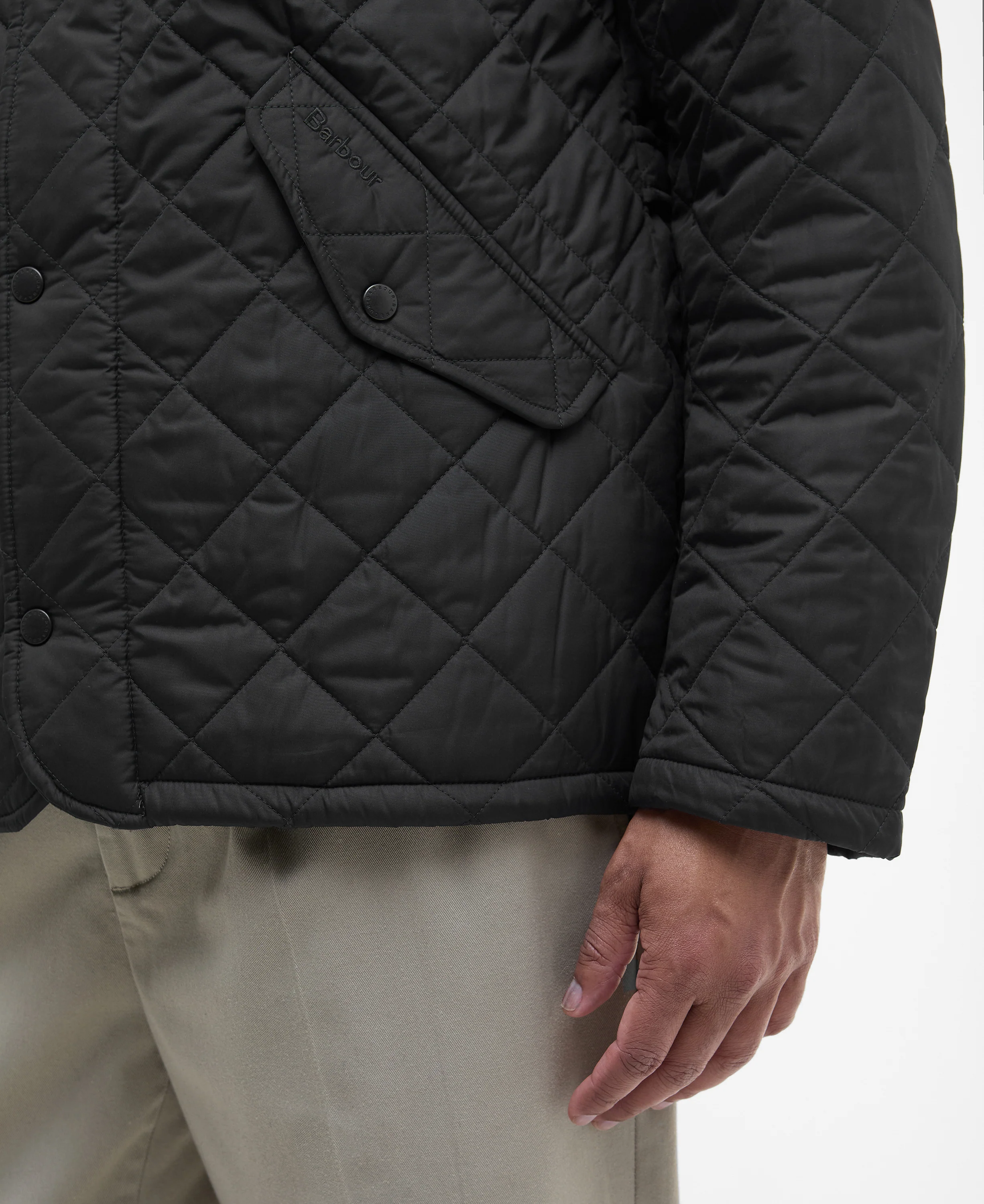 Barbour Chelsea Mens Sportsquilt Jacket - Navy - Image 7