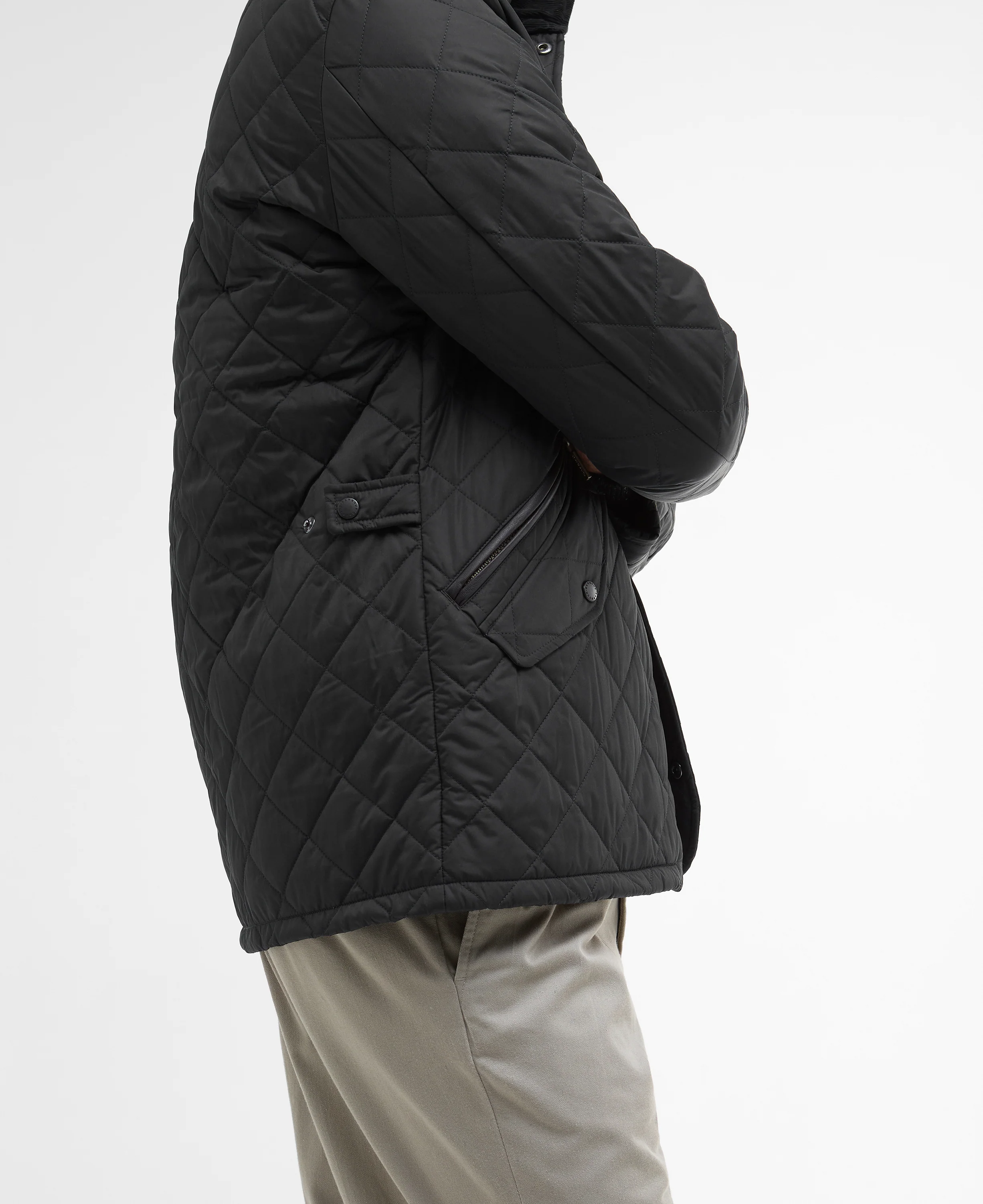 Barbour Chelsea Mens Sportsquilt Jacket - Navy - Image 9