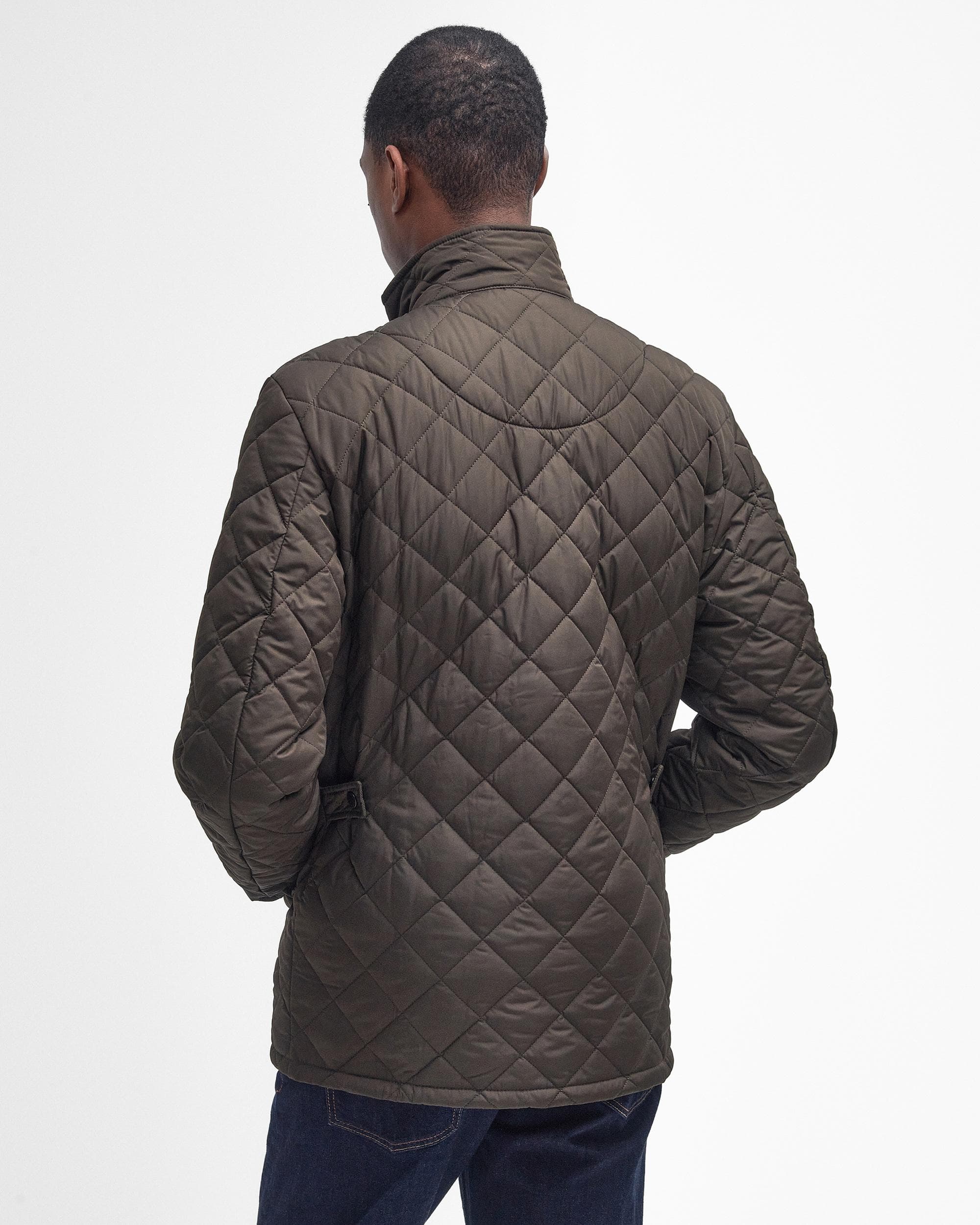 Barbour Chelsea Mens Sportsquilt Jacket - Olive - Image 5
