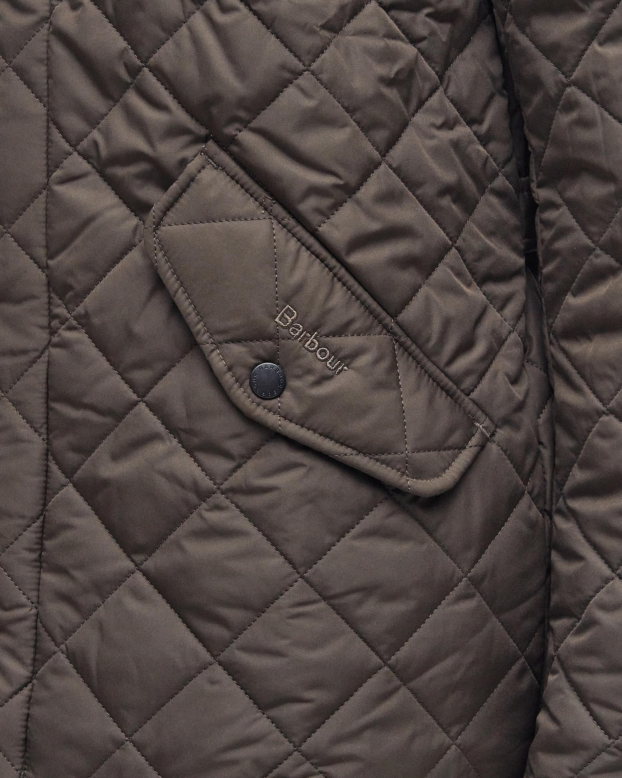 Barbour Chelsea Mens Sportsquilt Jacket - Olive - Image 8