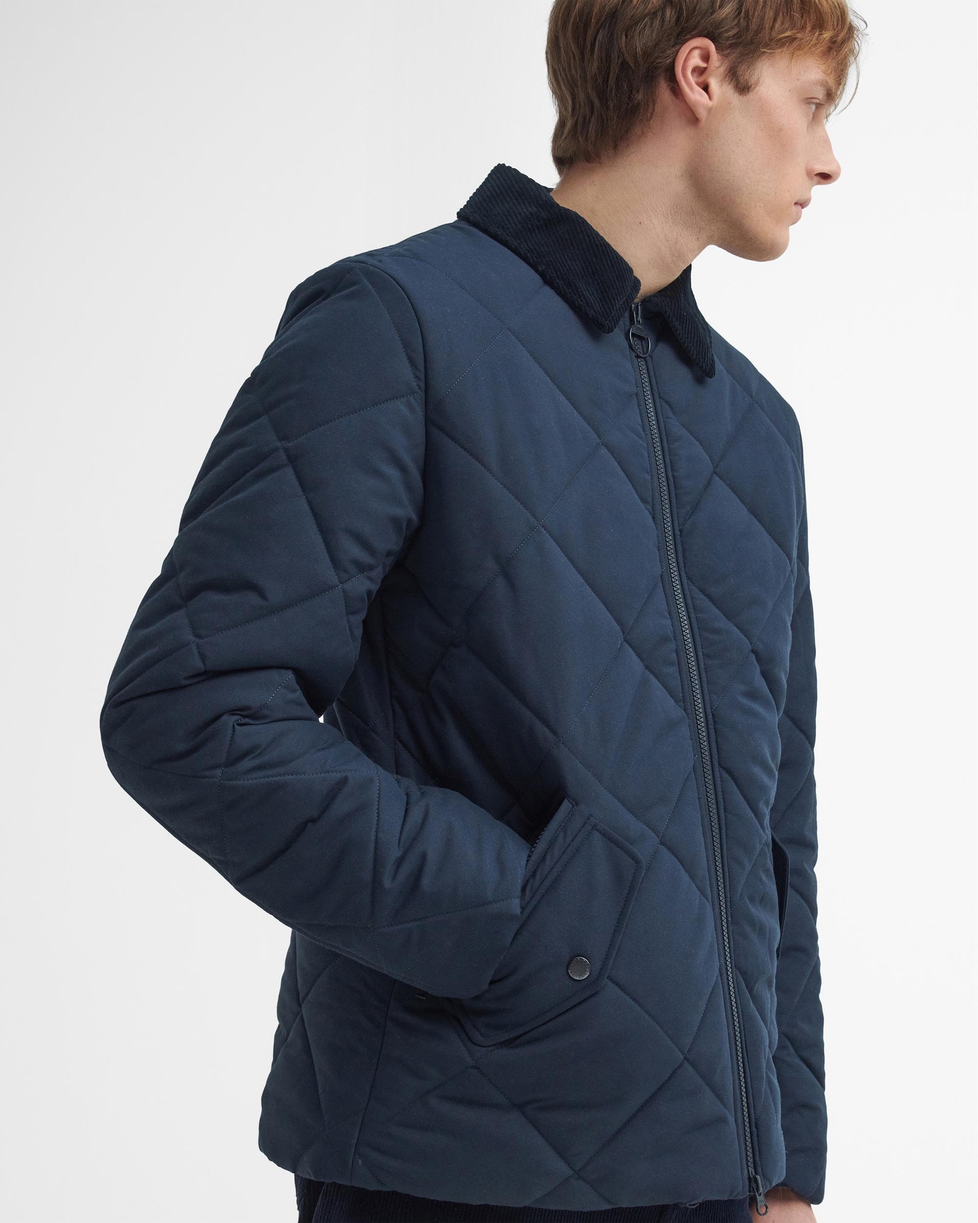 Barbour City Chelsea Mens Quilted Jacket - Image 3