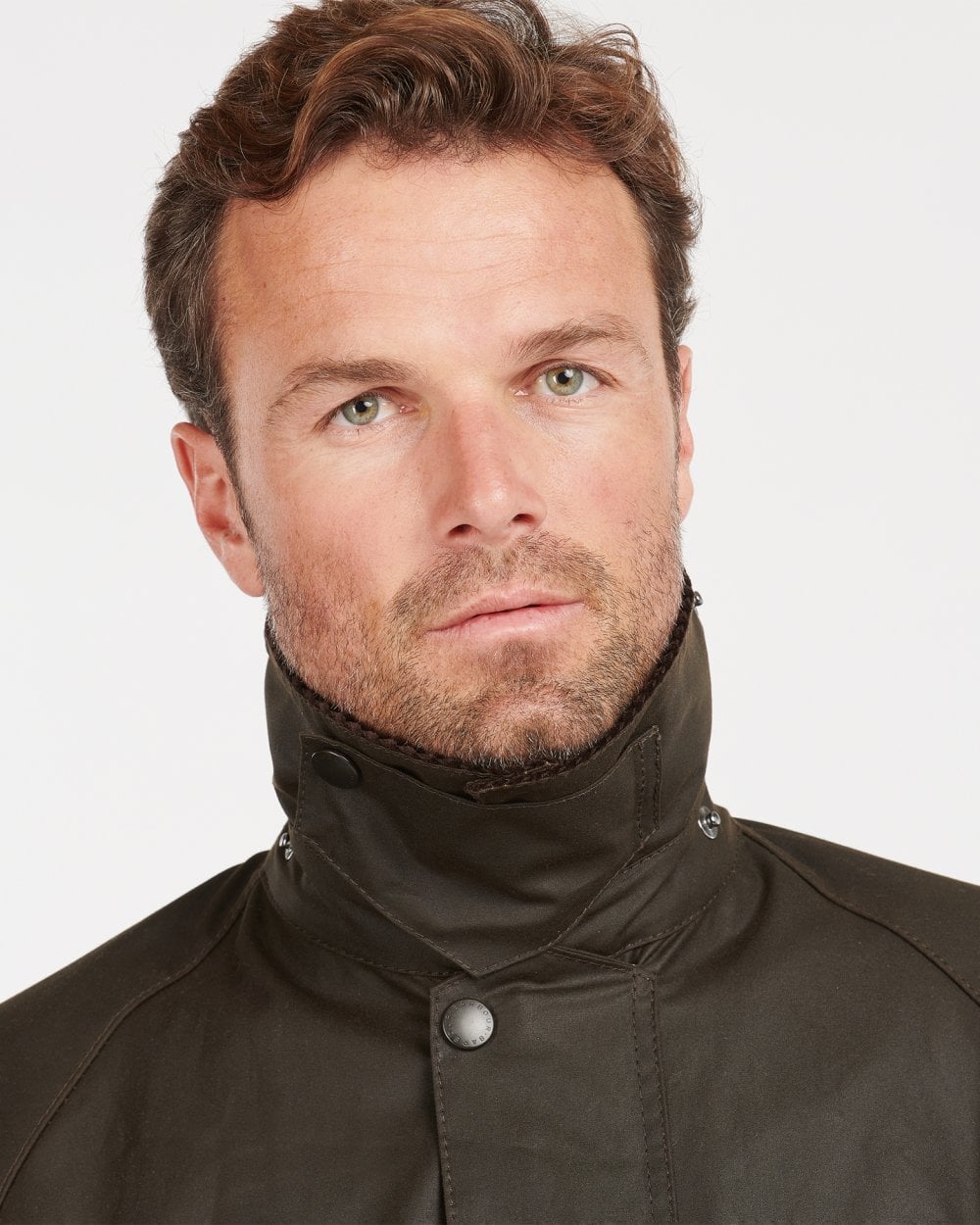 Barbour Classic Beaufort Mens Wax Jacket - Olive - Image 4