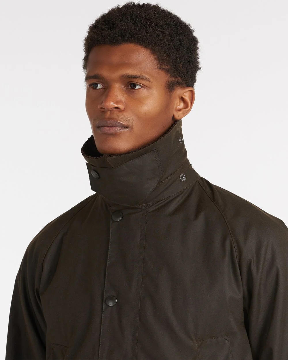 Barbour Classic Bedale Mens Wax Jacket - Olive - Image 4