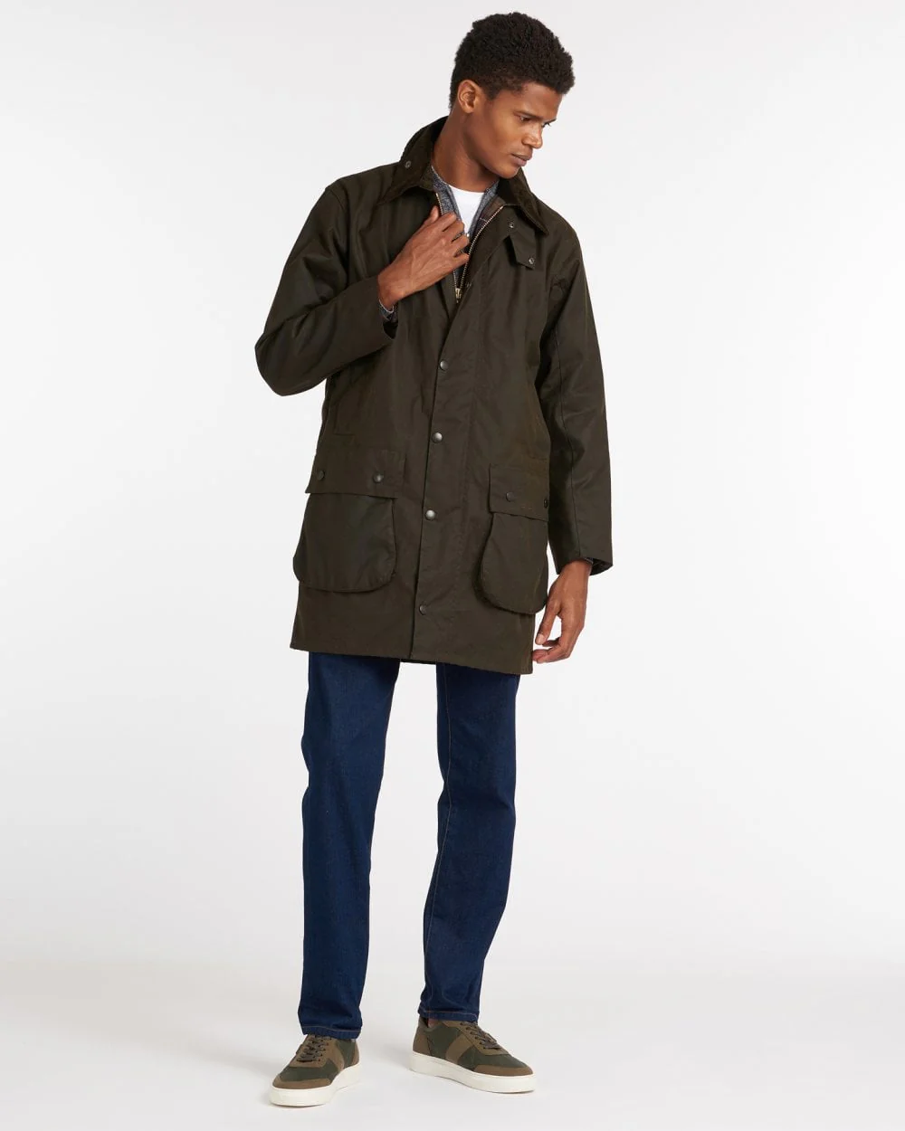Barbour Classic Northumbria Mens Wax Jacket - Image 5