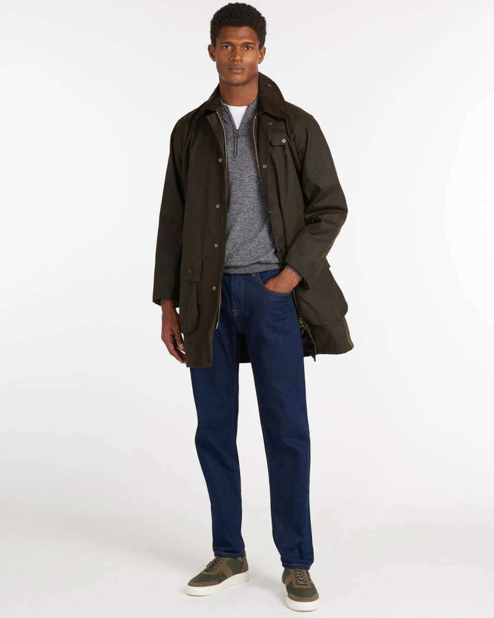 Barbour Classic Northumbria Mens Wax Jacket - Image 6