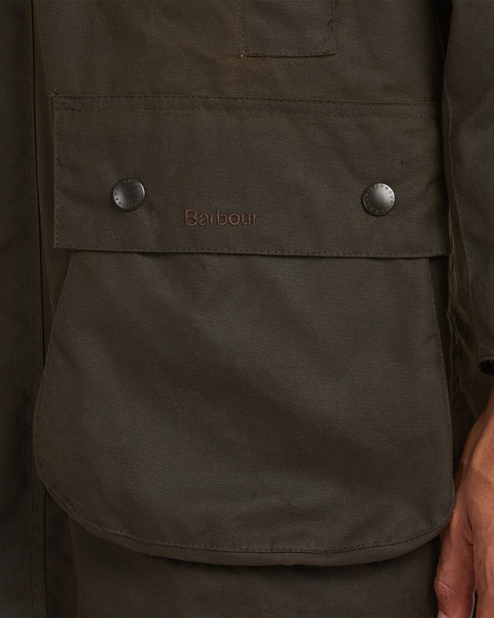 Barbour Classic Northumbria Mens Wax Jacket - Image 8
