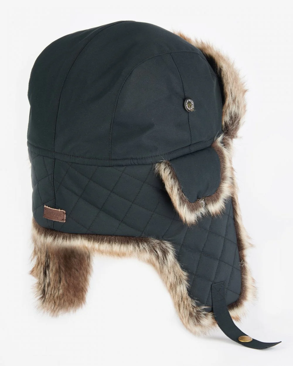 Barbour Cleadon Mens Trapper Hat - Black - Image 5
