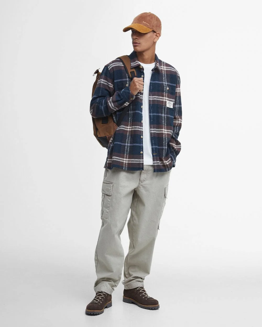 Barbour Coldfall Mens Relaxed Fit Check Shirt - Image 2
