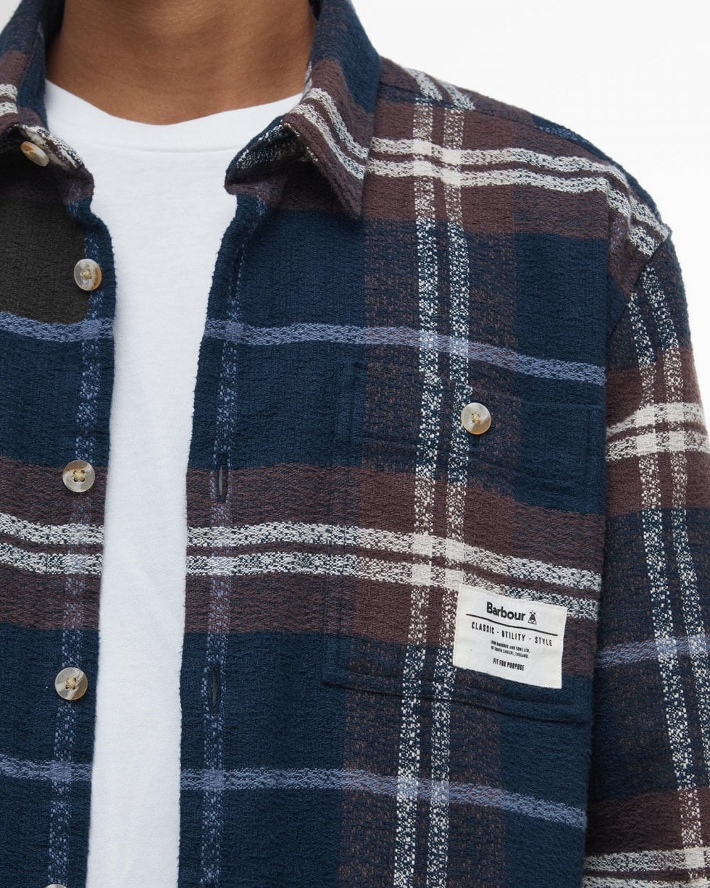 Barbour Coldfall Mens Relaxed Fit Check Shirt - Image 4