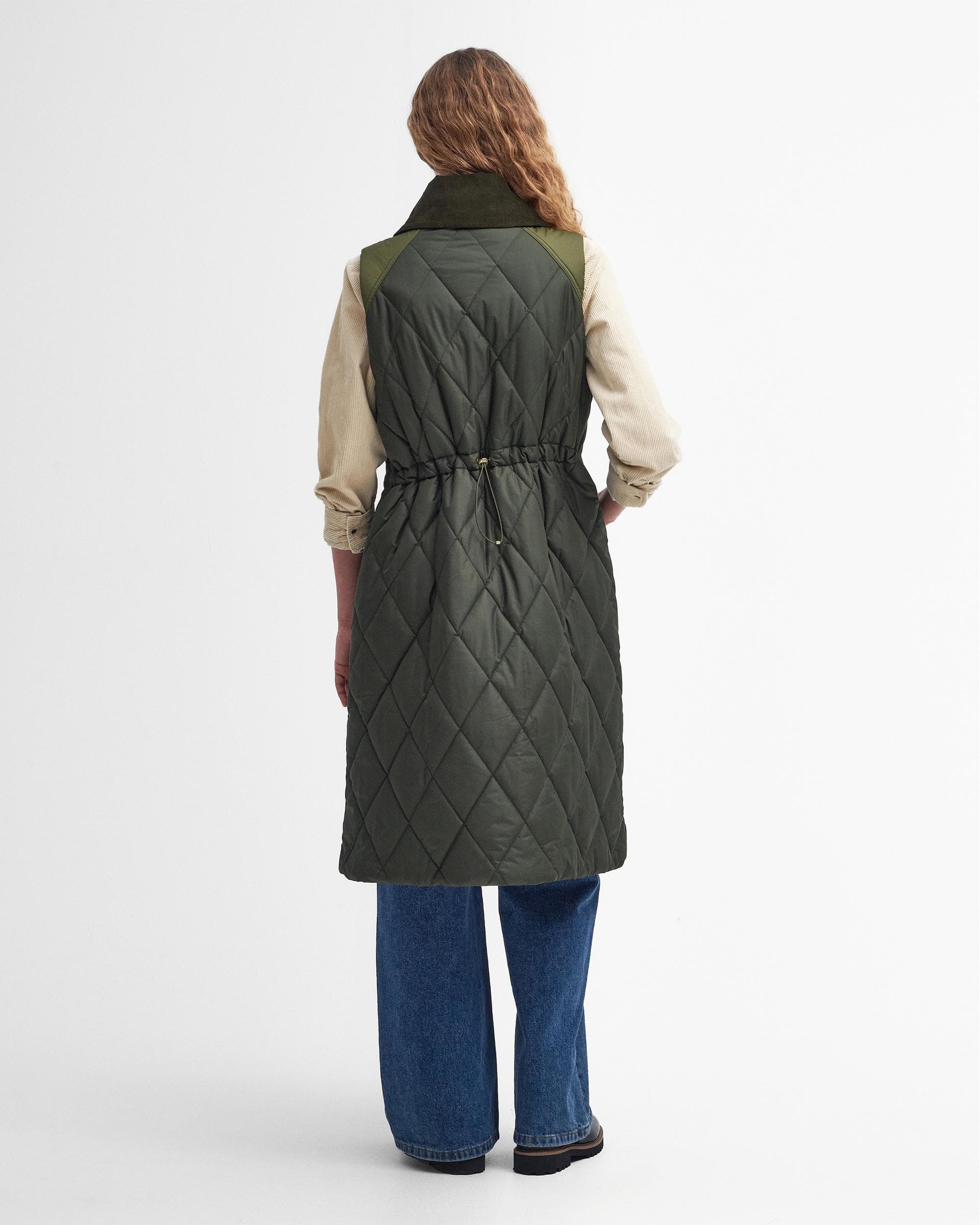 Barbour Cookston Womens Long Gilet - Image 5
