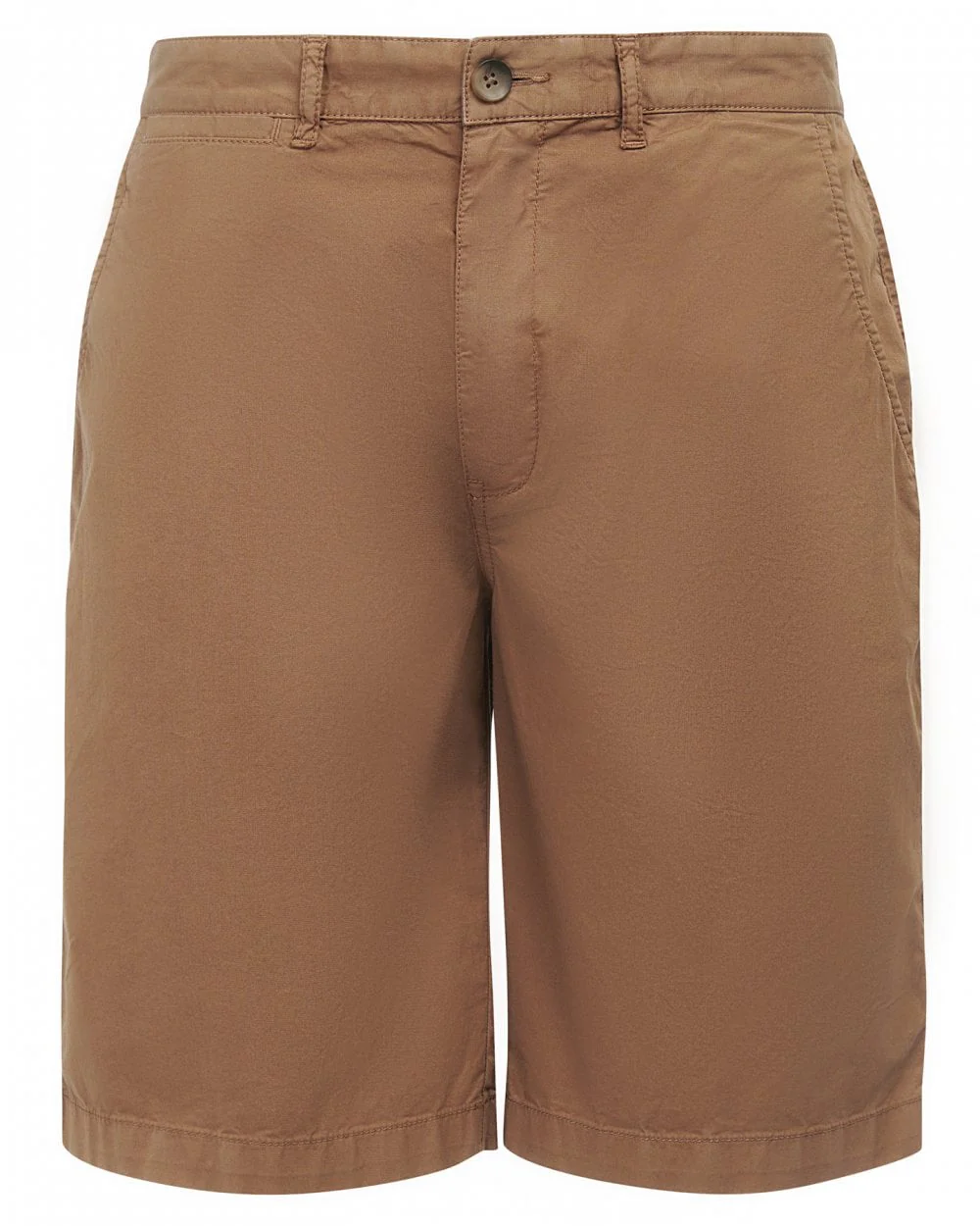 Barbour Corbett Mens Poplin Shorts - Fossil - Image 2