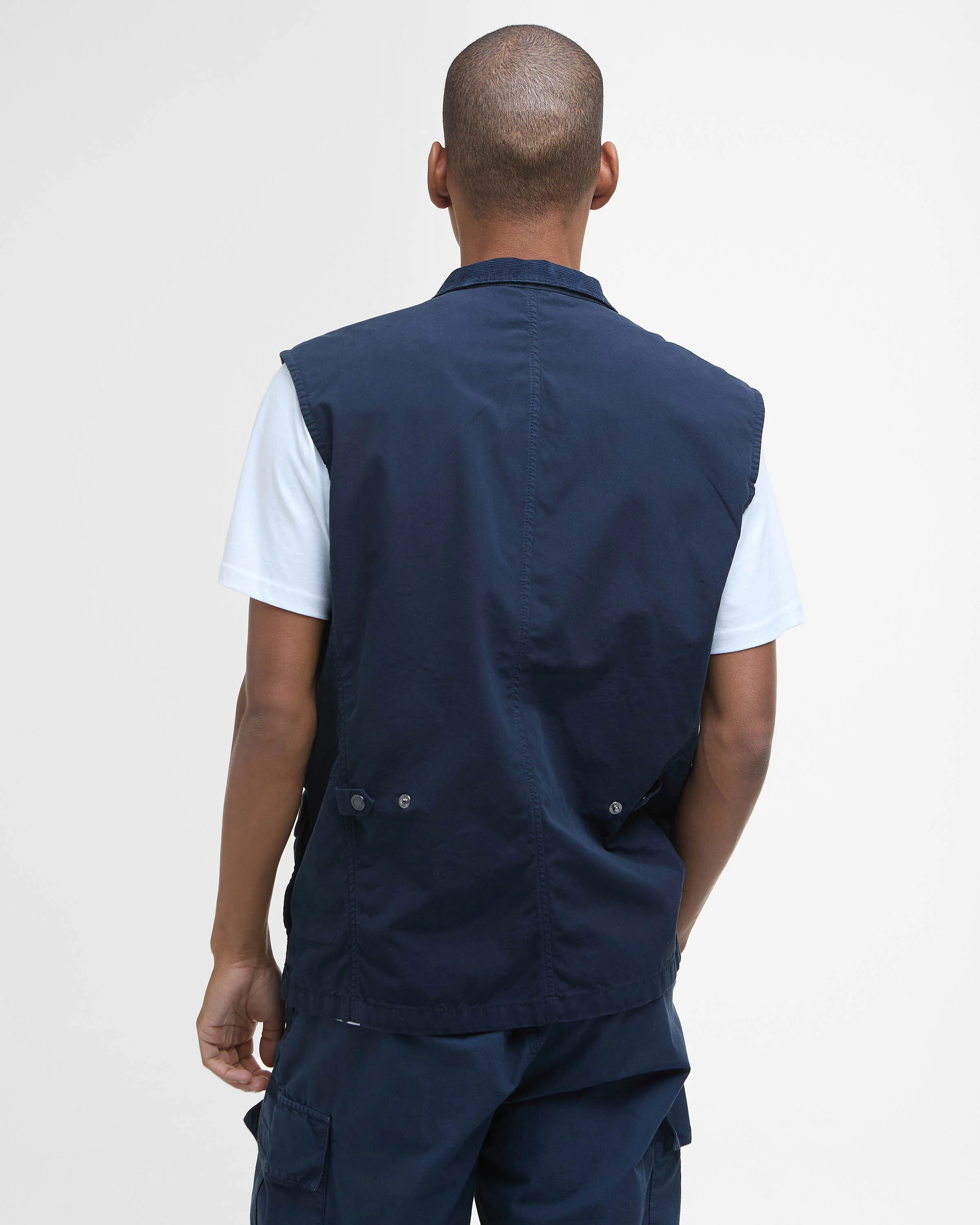 Barbour Corbridge Mens Casual Gilet - Navy - Image 7