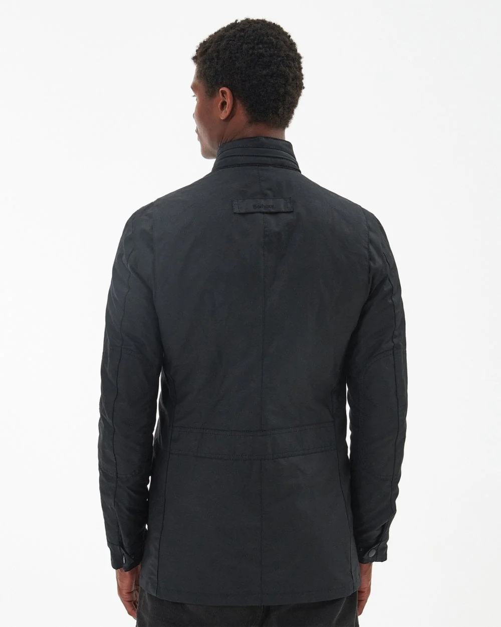 Barbour Corbridge Mens Wax Jacket - Black/Classic - Image 4