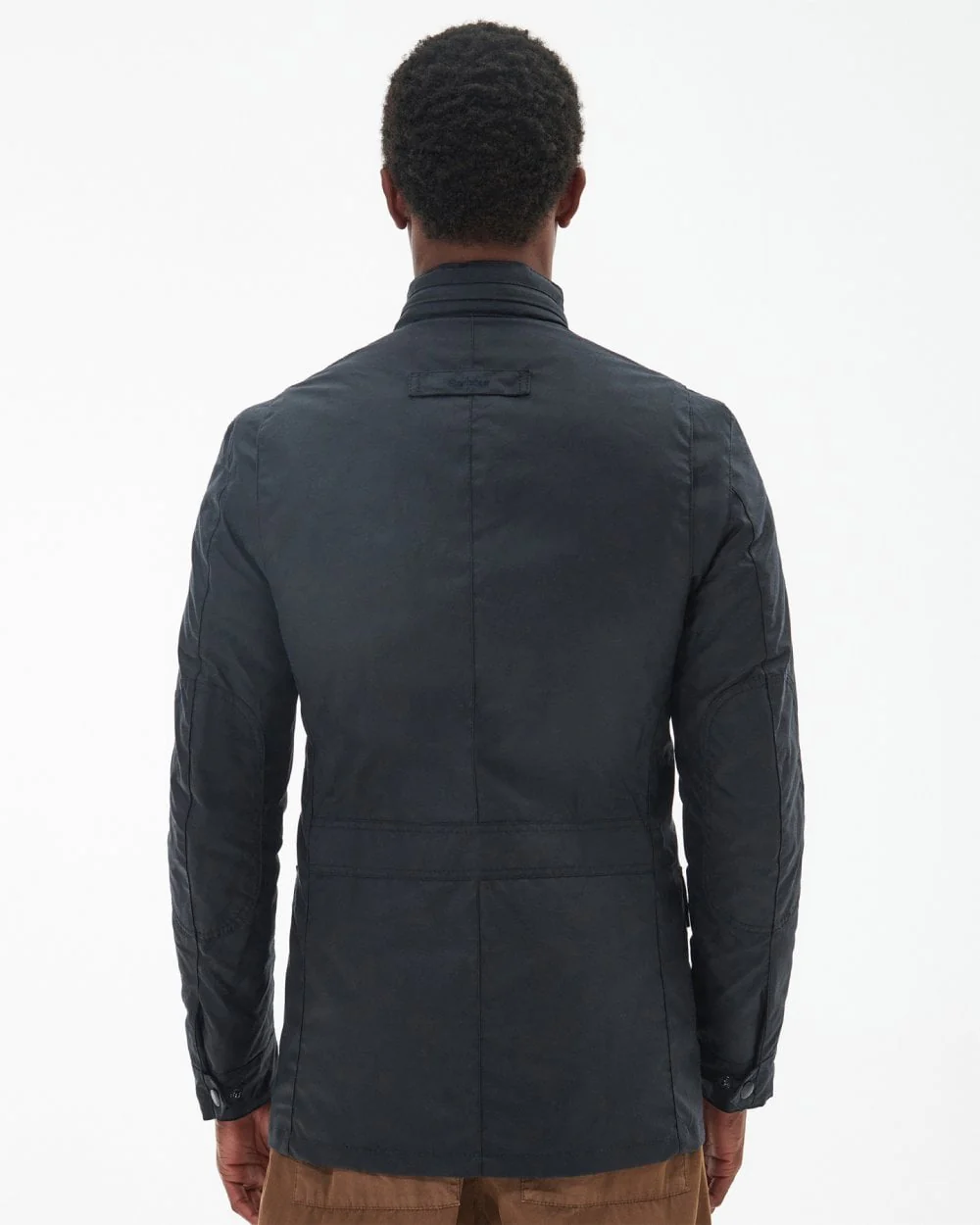 Barbour Corbridge Mens Wax Jacket - Navy/Classic - Image 4