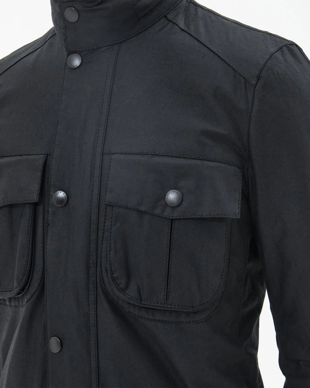 Barbour Corbridge Mens Wax Jacket - Navy/Classic - Image 5