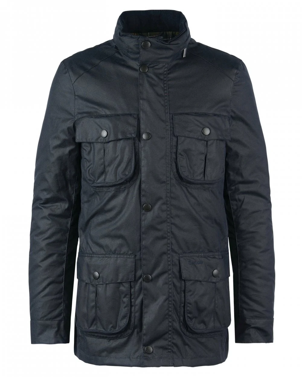 Barbour Corbridge Mens Wax Jacket - Navy/Classic - Image 9