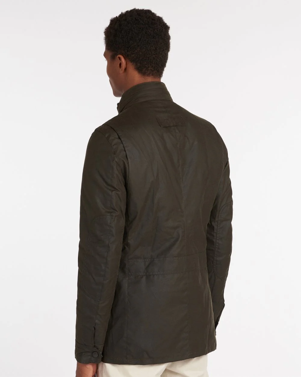 Barbour Corbridge Mens Wax Jacket - Olive - Image 5
