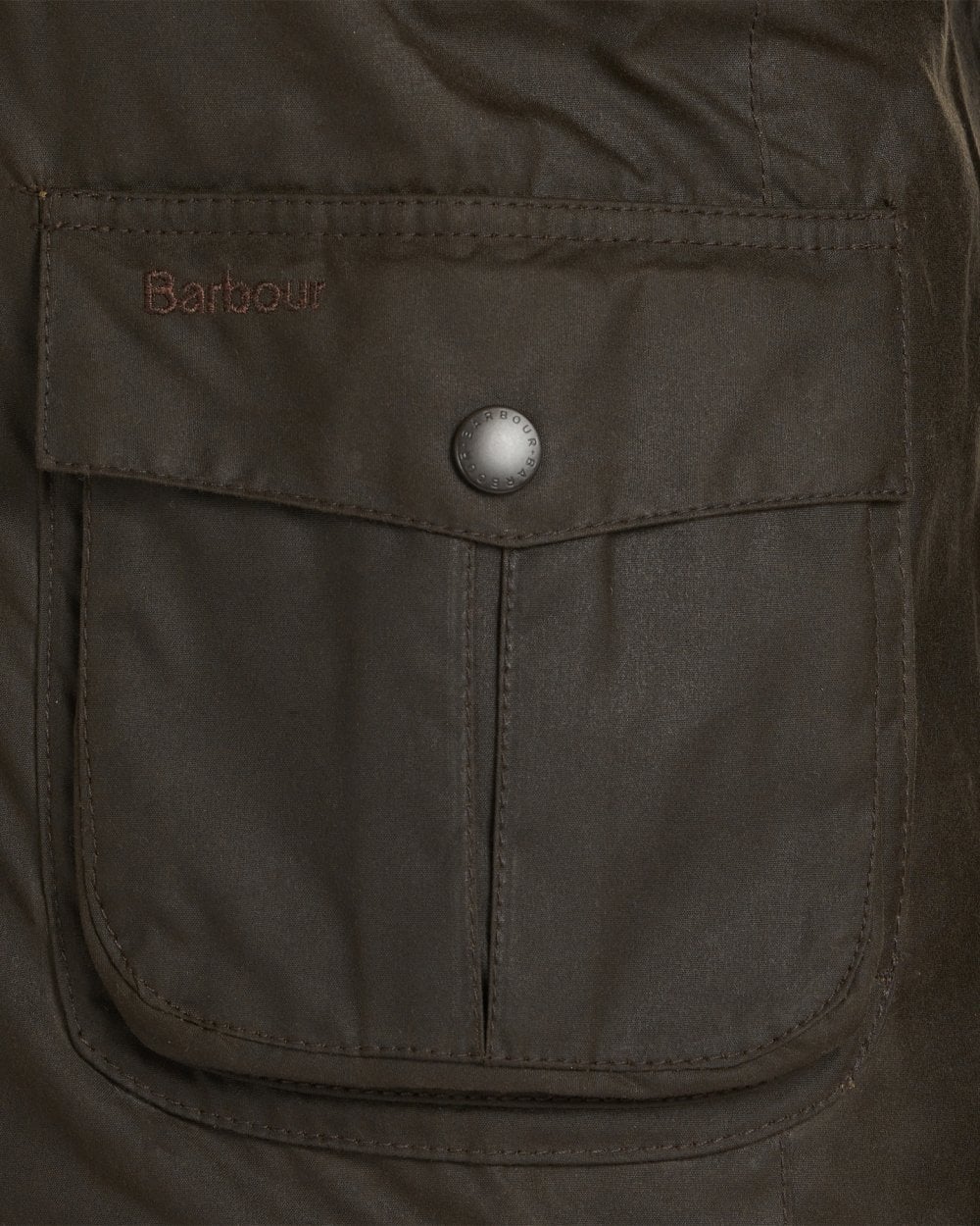 Barbour Corbridge Mens Wax Jacket - Olive - Image 6