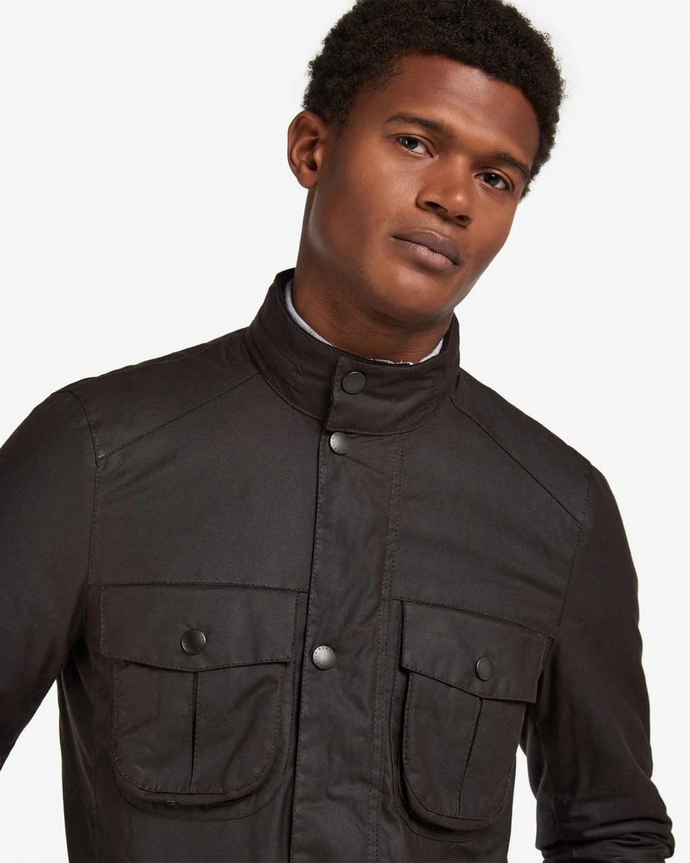 Barbour Corbridge Mens Wax Jacket - Rustic - Image 2