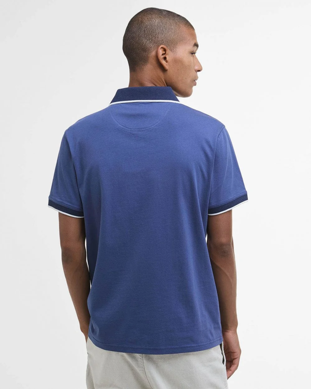 Barbour Cornsay Mens Tailored Polo - Oceana - Image 6