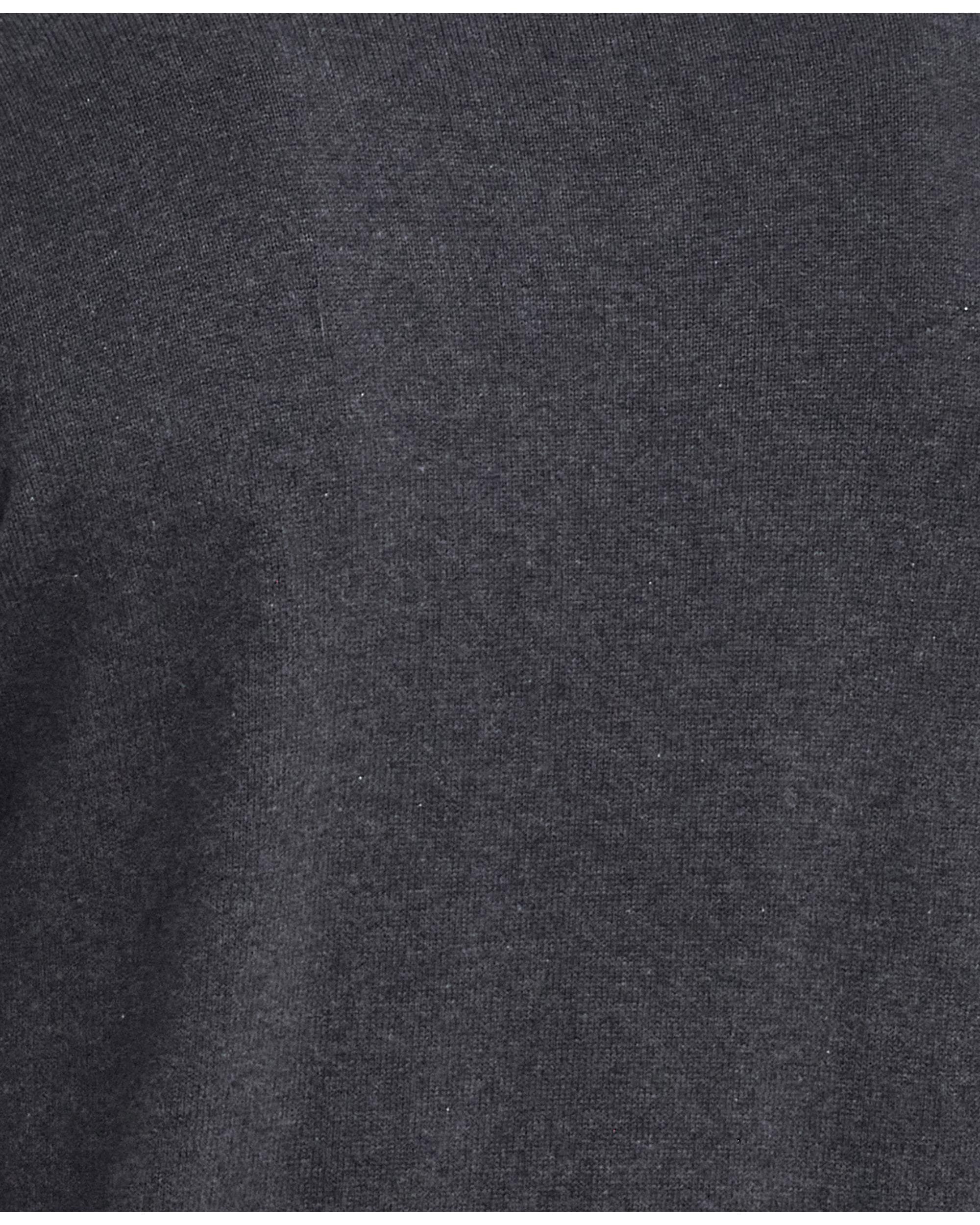 Barbour Cotton Mens Half Zip Jumper - Charcoal - Image 6